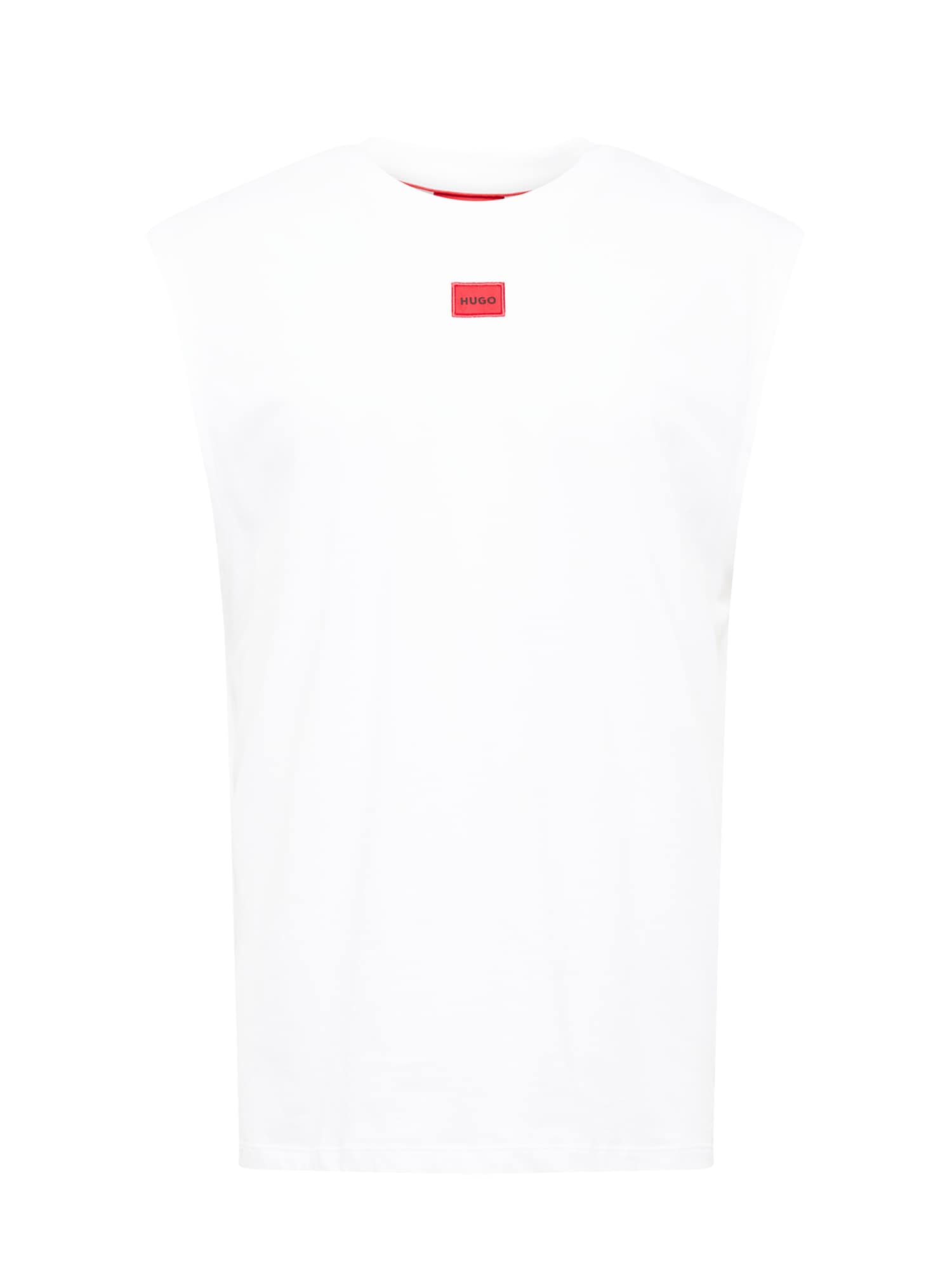 HUGO Marškinėliai 'Dankto241' raudona / balta