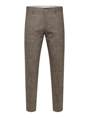 Selected Homme Pantalon ‘Oasis’ Aardetinten