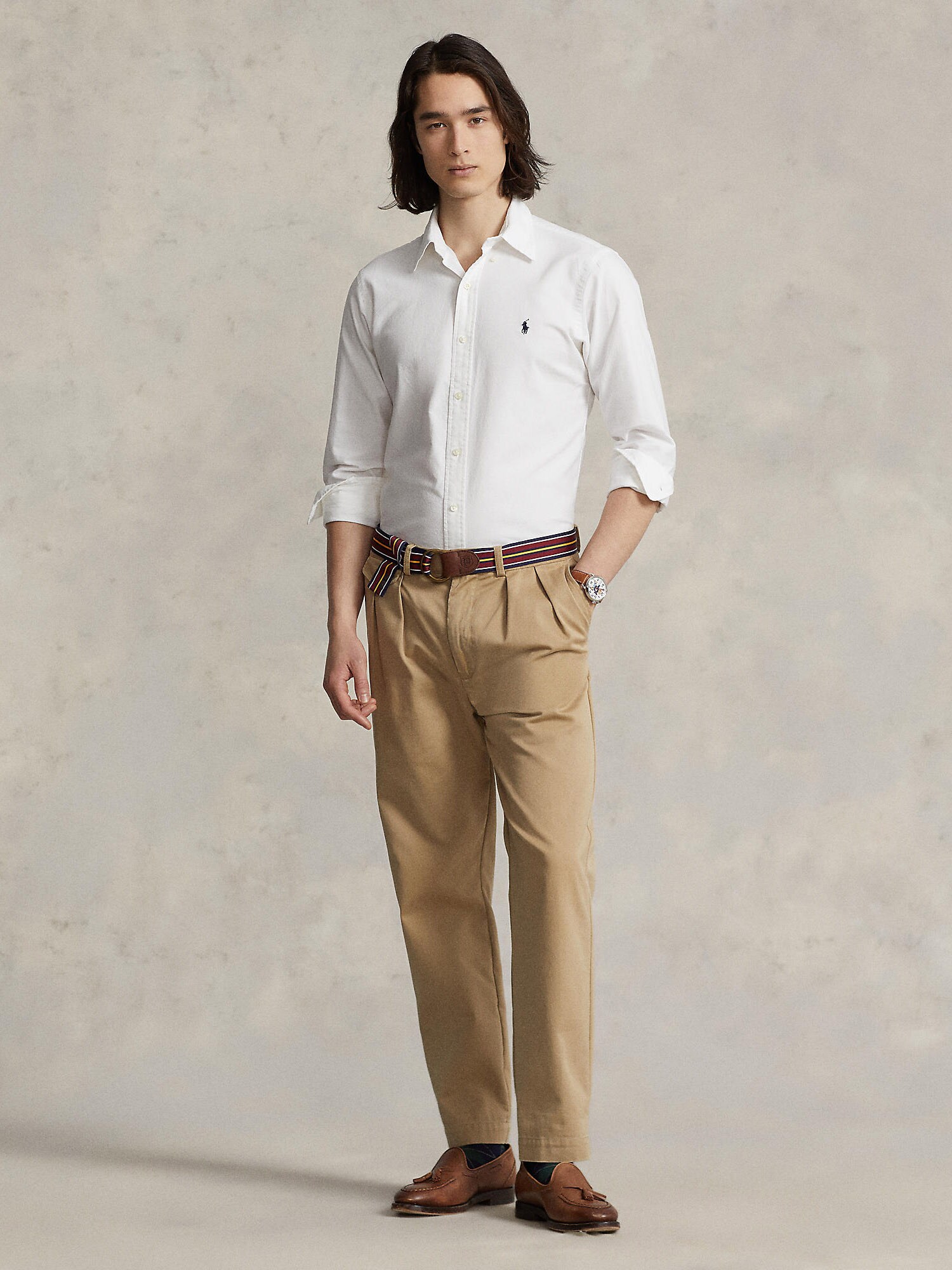 Polo Ralph Lauren Camisa  navy / blanco – imagen 4