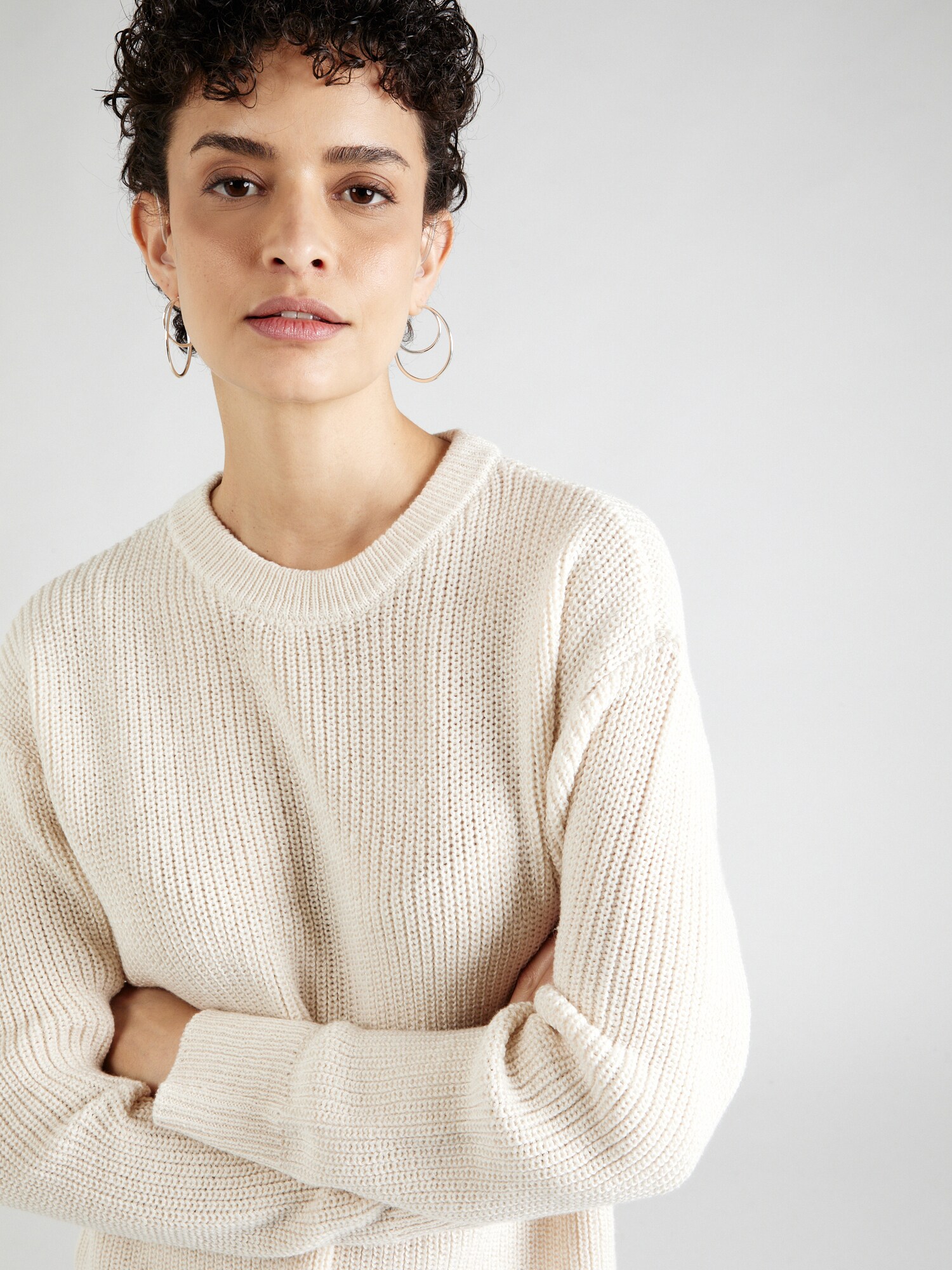 VERO MODA Sveter 'Fabulous' krémová (obrázok 5)
