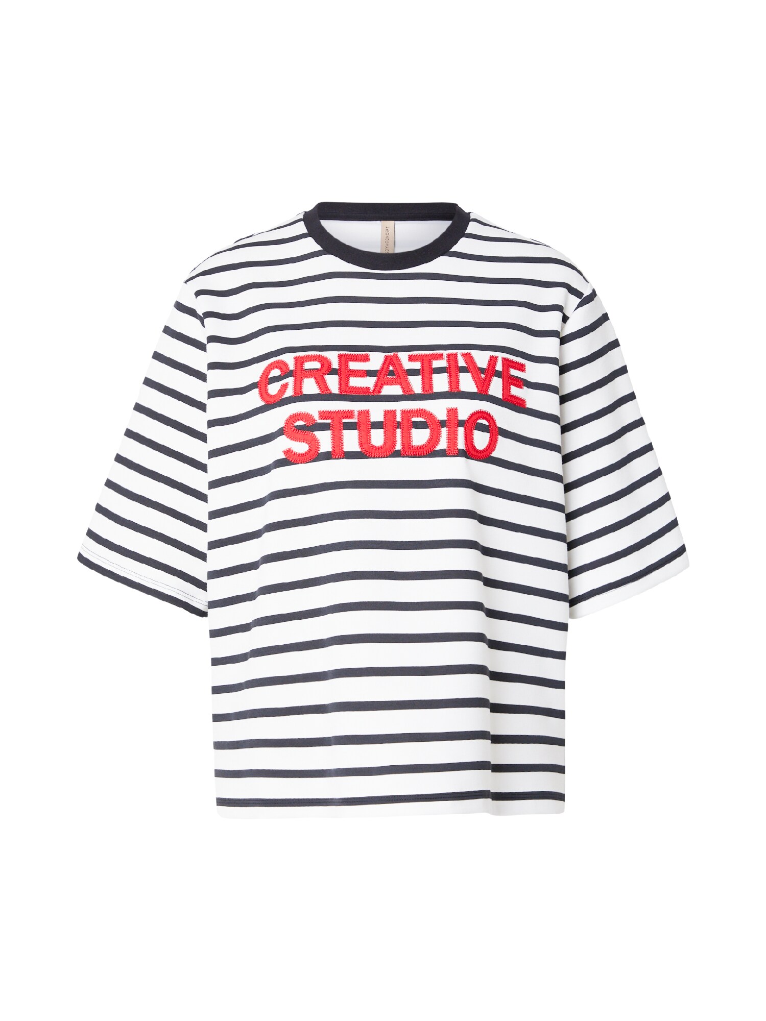Soyaconcept Tricou 'BARNI'  roșu deschis / negru / alb