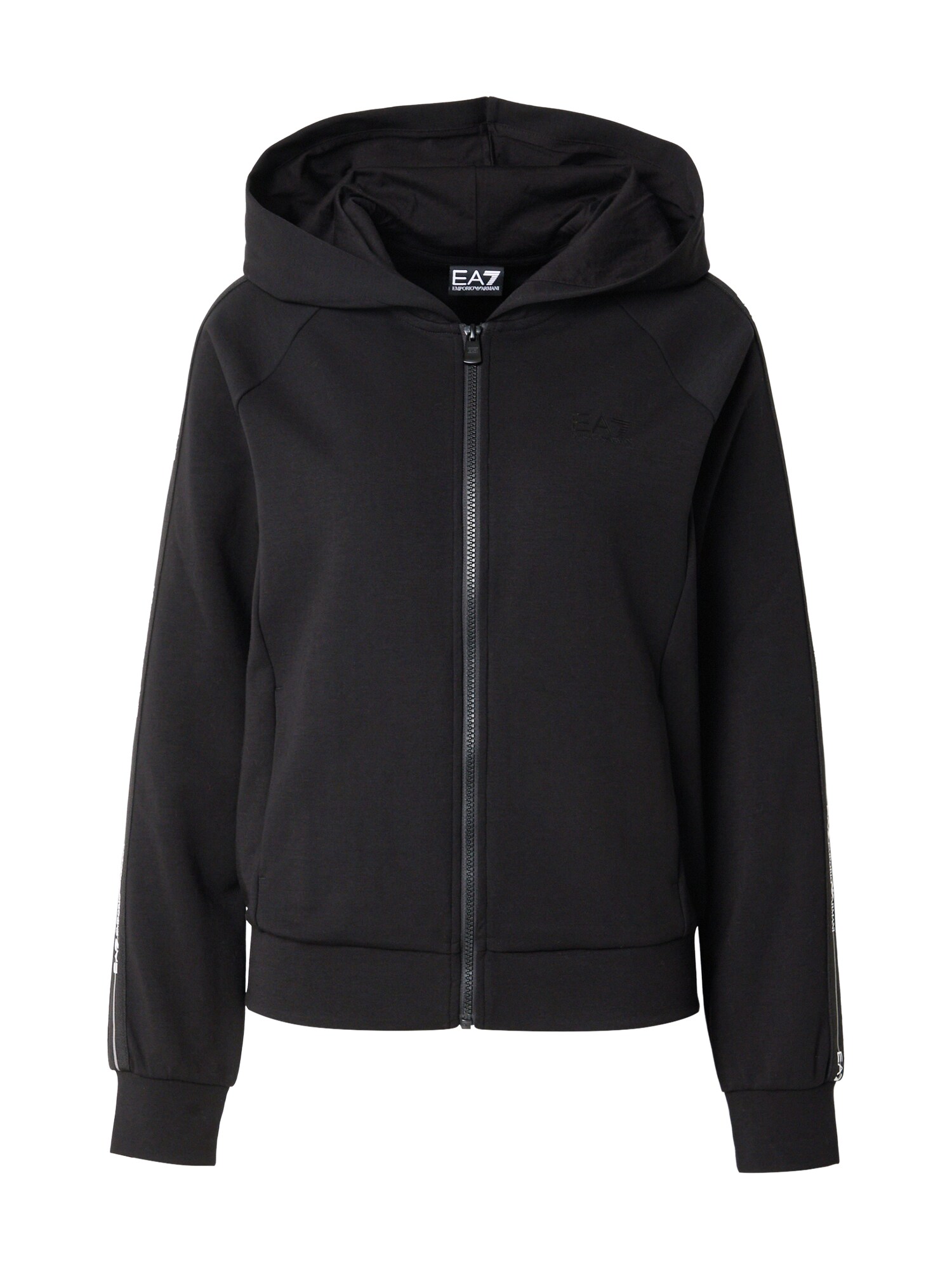 EA7 Emporio Armani Hanorac  negru / alb