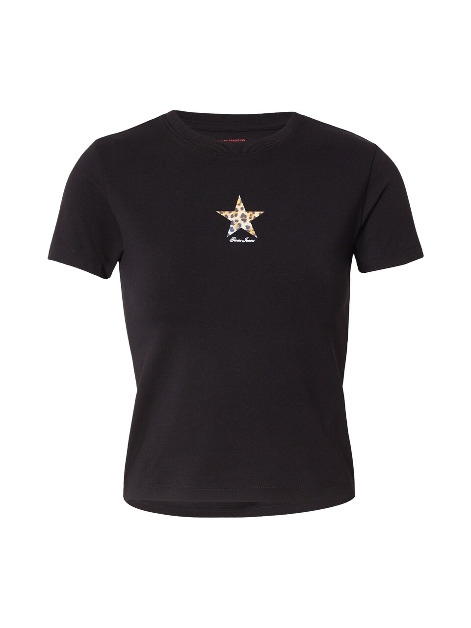 T-shirt 'CHEETAH STAR' pueblo / svart