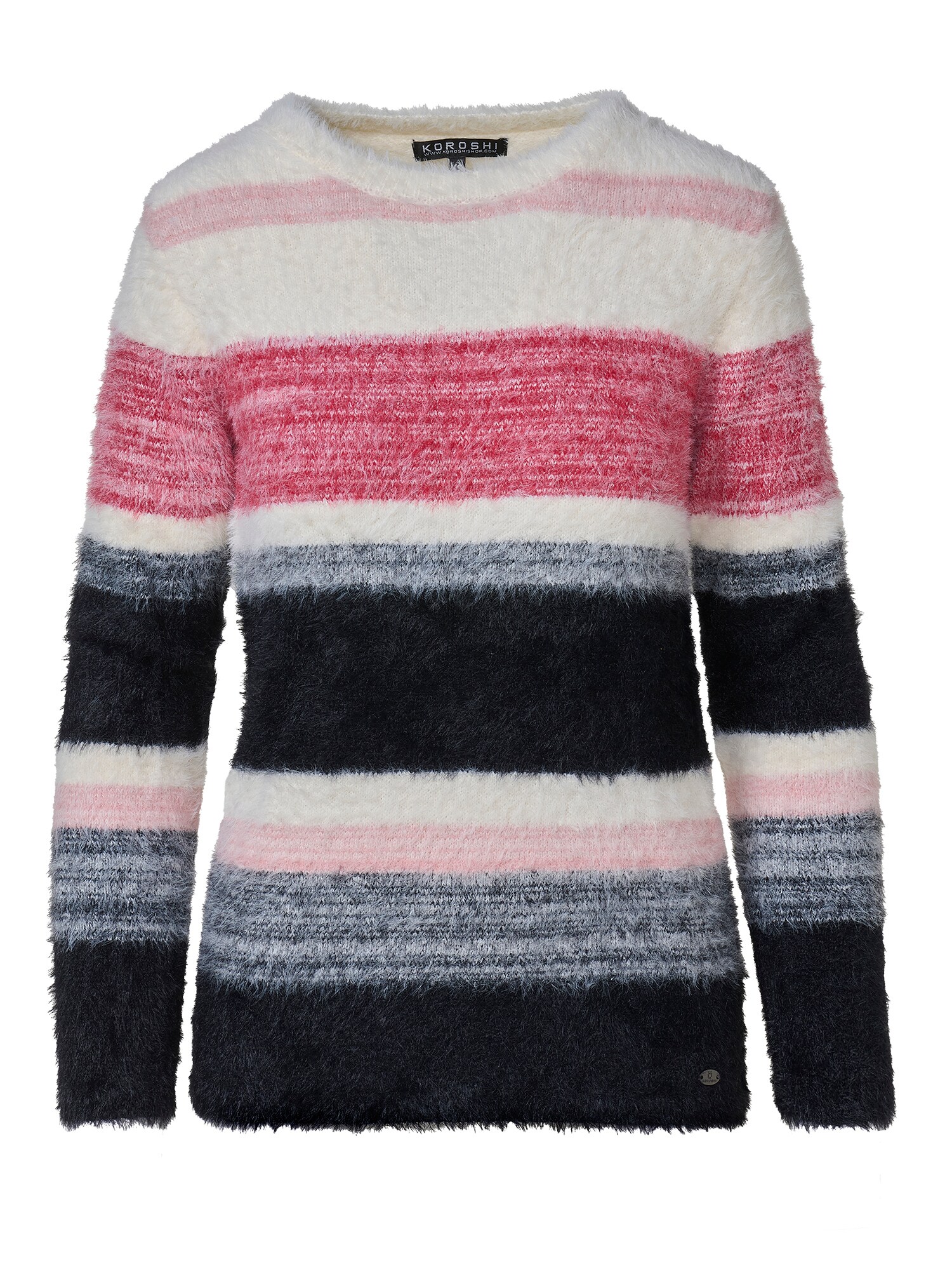 KOROSHI Jersey  rosa / rosa / negro / blanco