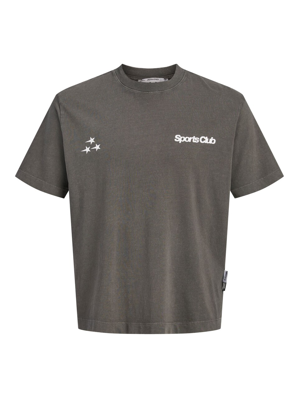 T-shirt 'JCOLEGACY' grå / khaki / mörkorange