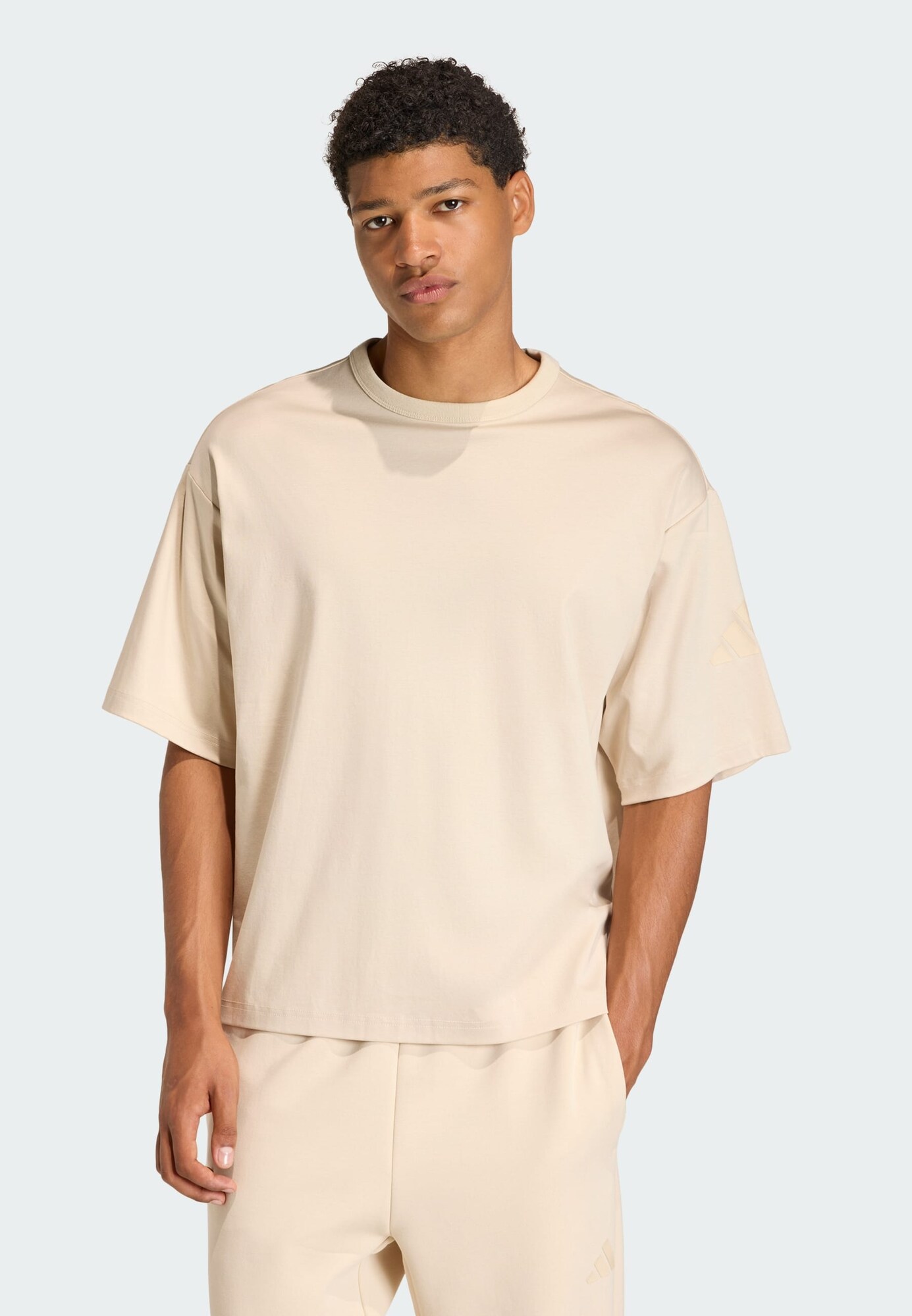 ADIDAS SPORTSWEAR Camiseta funcional 'Soft Lux' beige – imagen 7