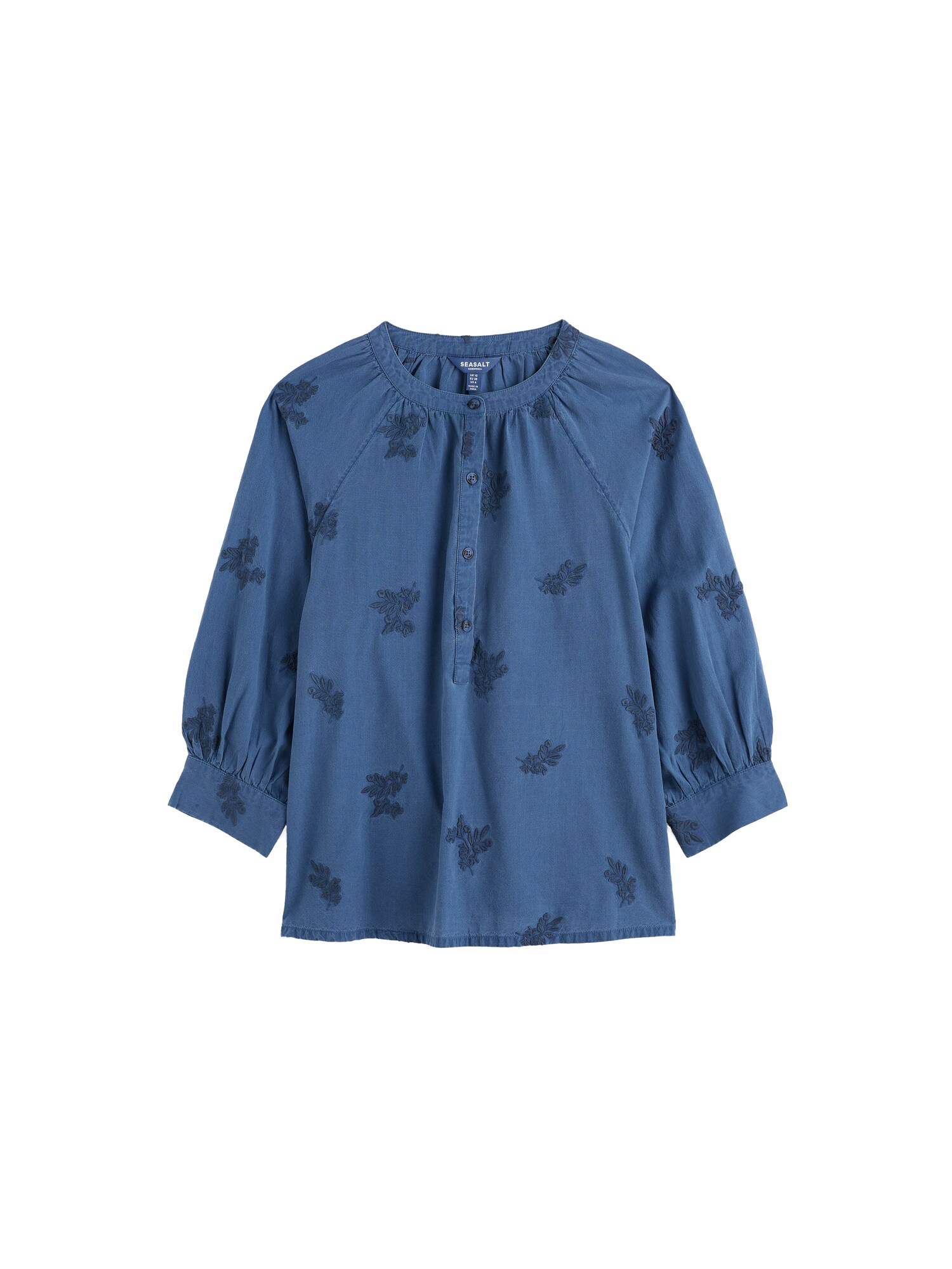 Seasalt Cornwall Blusa 'Moor Grass'  azul / marino