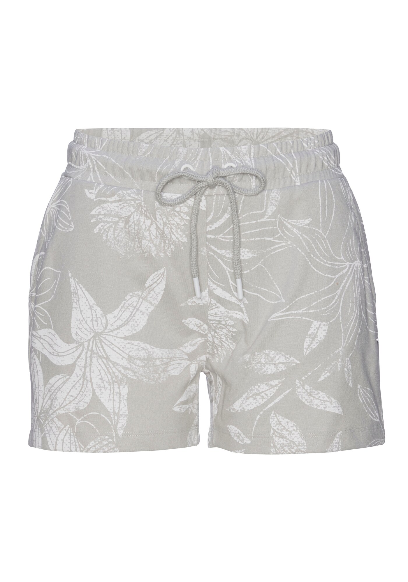 LASCANA Pantaloni de pijama  gri deschis / alb