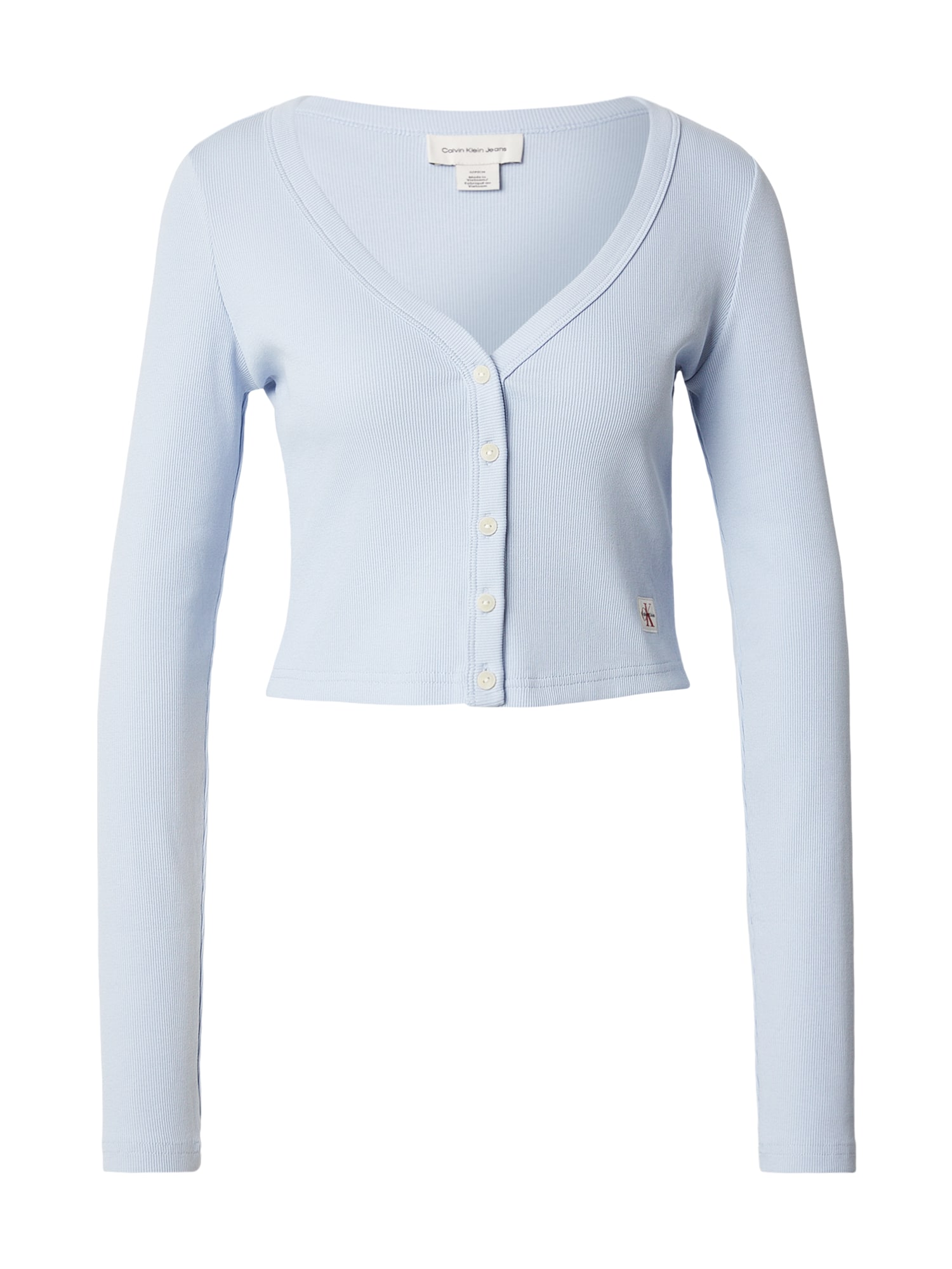 Calvin Klein Jeans Geacă tricotată  albastru deschis