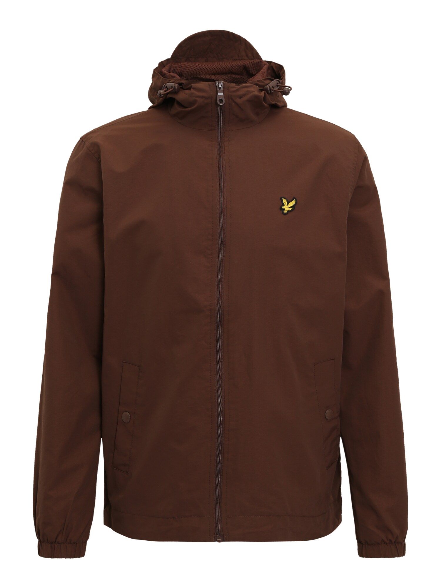 Lyle & Scott Prechodná bunda  tmavohnedá