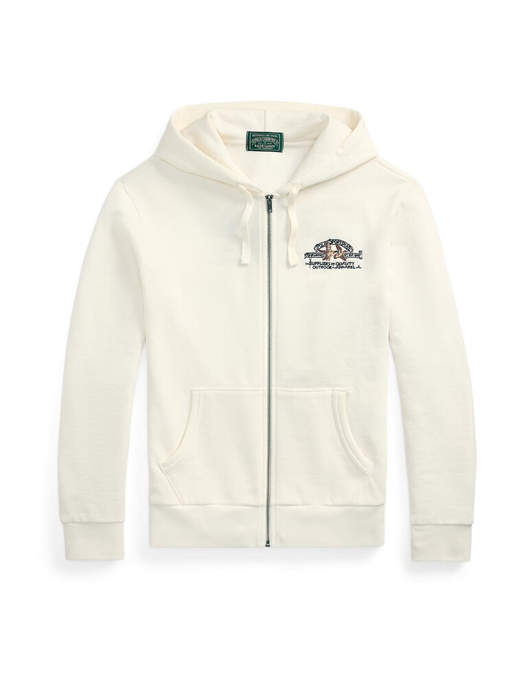 Polo Ralph Lauren Sweatjacke 'SEASONAL' Herren Größe S weiß