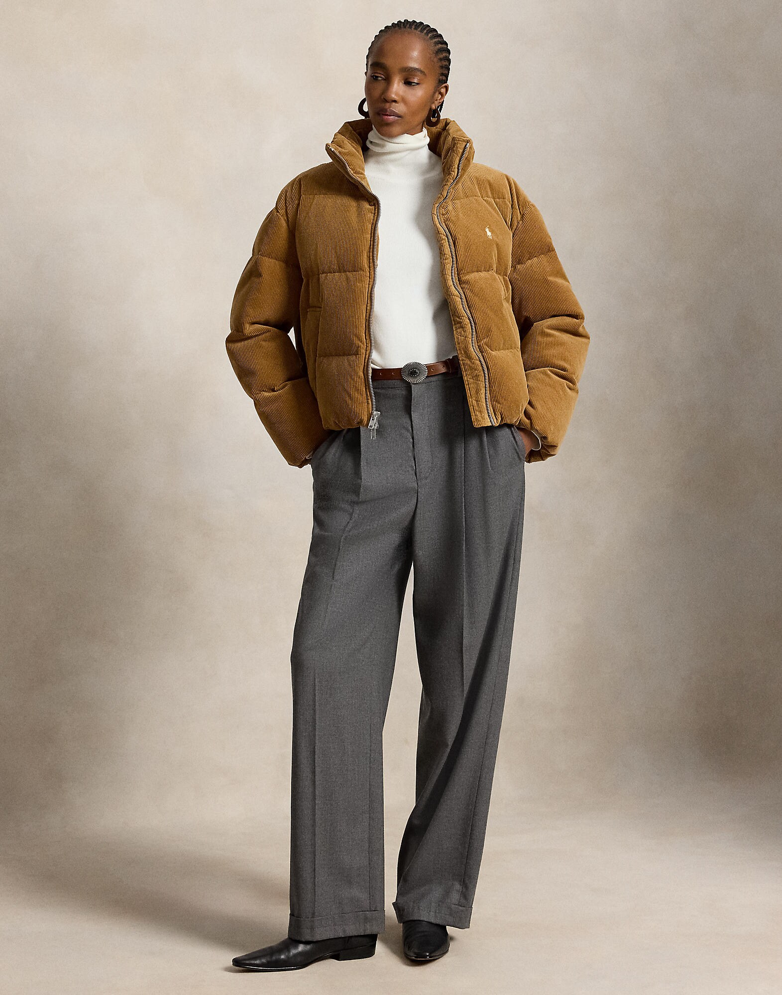 Polo Ralph Lauren Chaqueta de invierno  caramelo – imagen 4