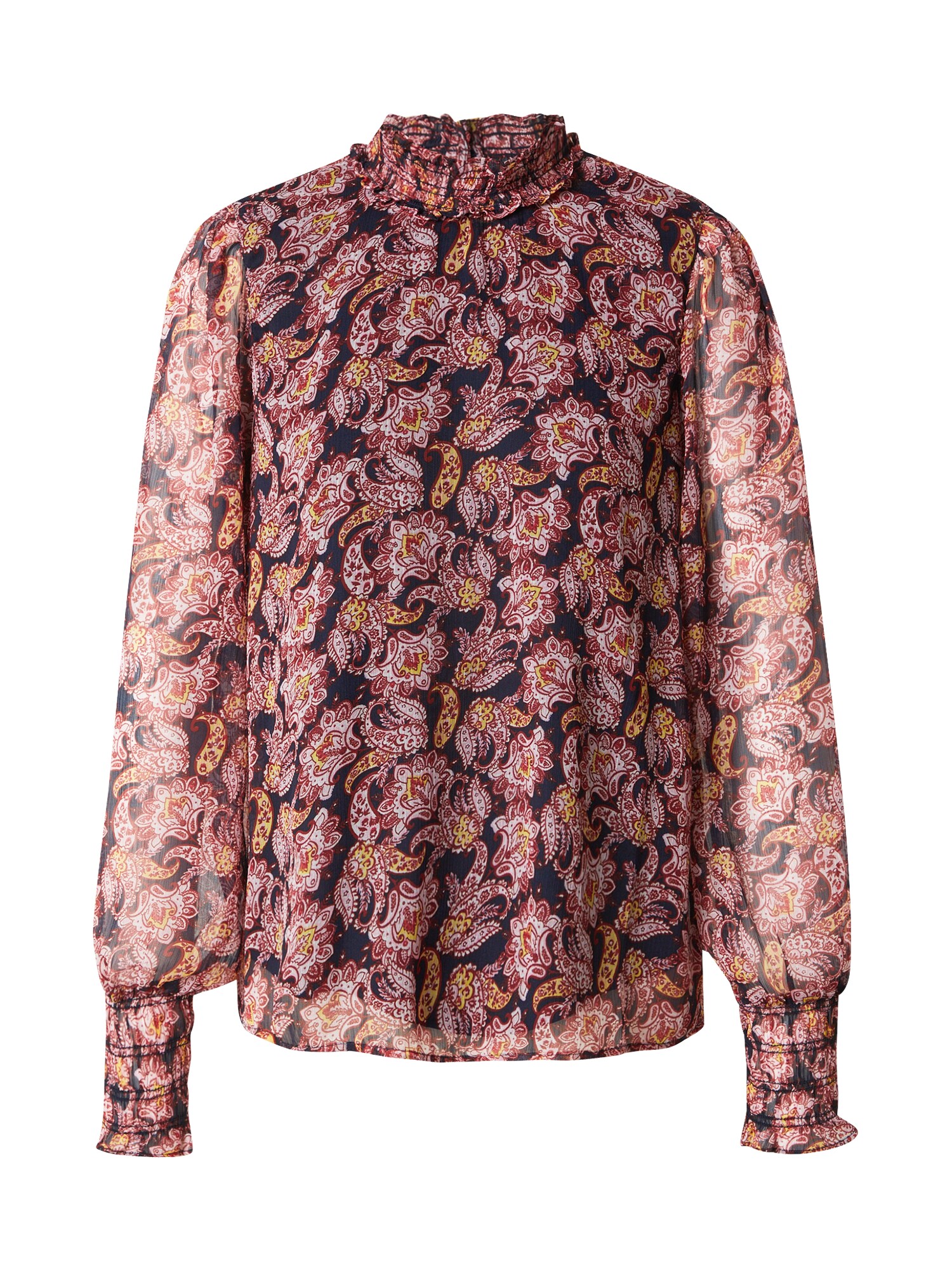 VERO MODA Bluză VMSMILLA  bleumarin / portocaliu / roșu / roșu pastel