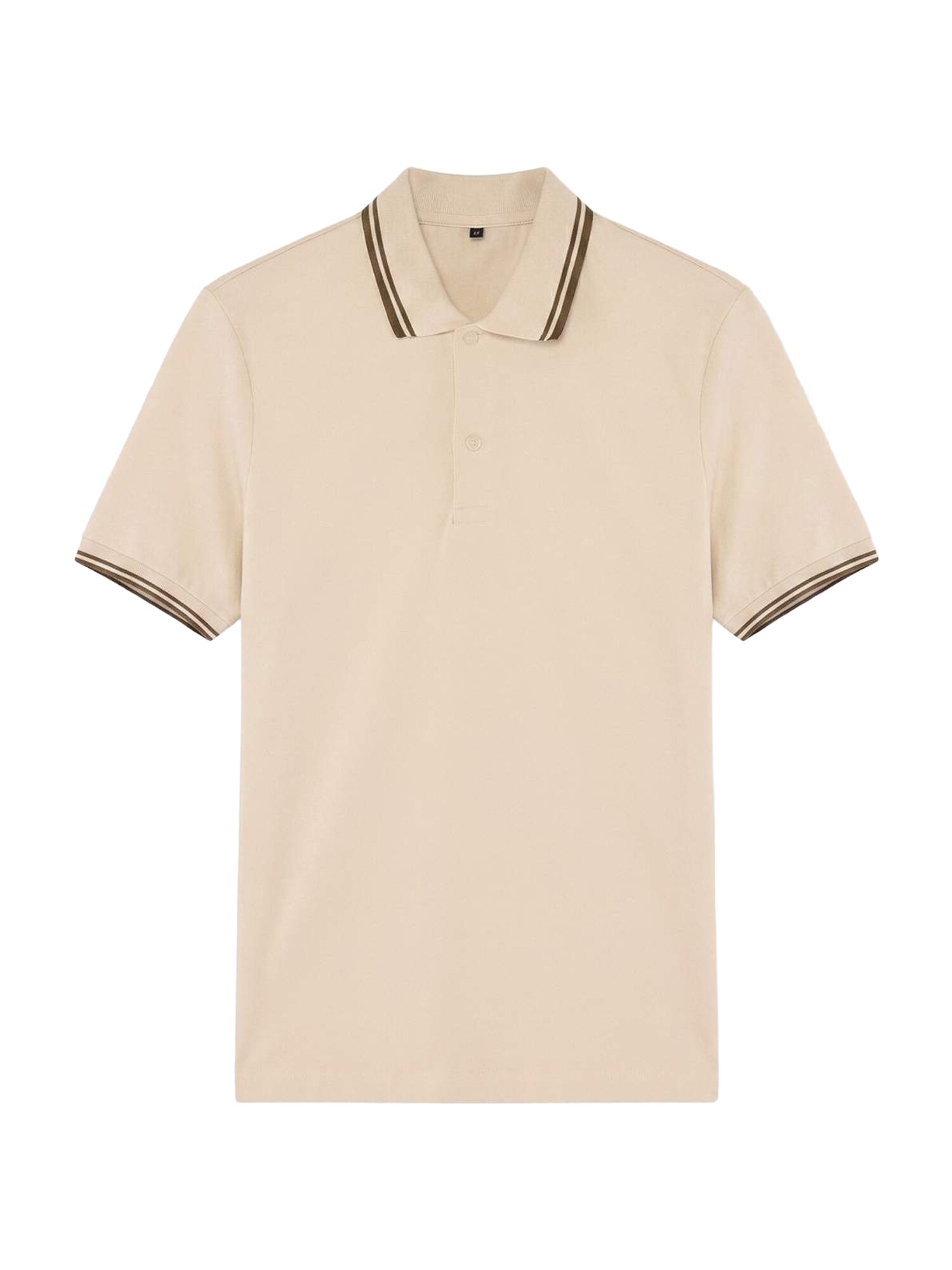 Trendyol Tricou crem / maro închis