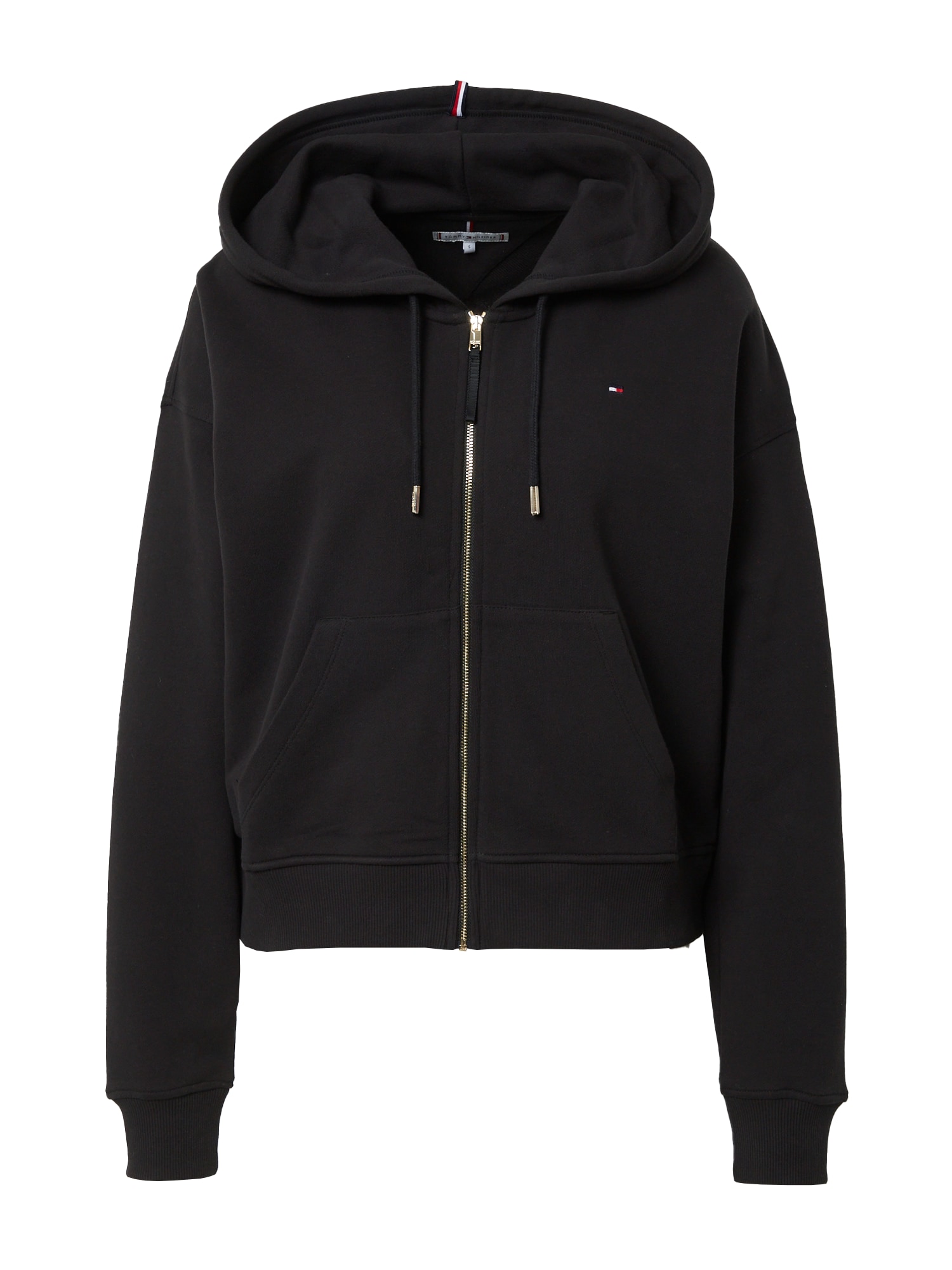 Tommy Hilfiger TOMMY HILFIGER Sweatjacke rot / schwarz / weiß