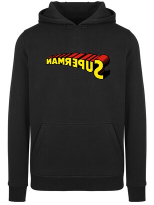 F4NT4STIC Sweatshirt ‘DC Comics Superman’ Geel / Oranjerood / Zwart