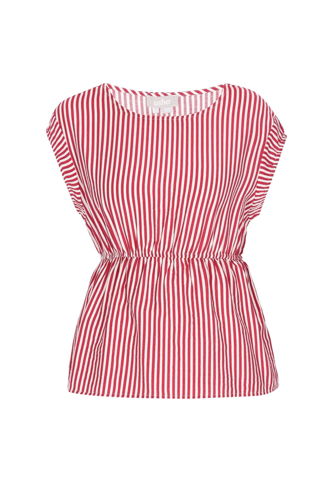 Usha Blusa  rojo / blanco