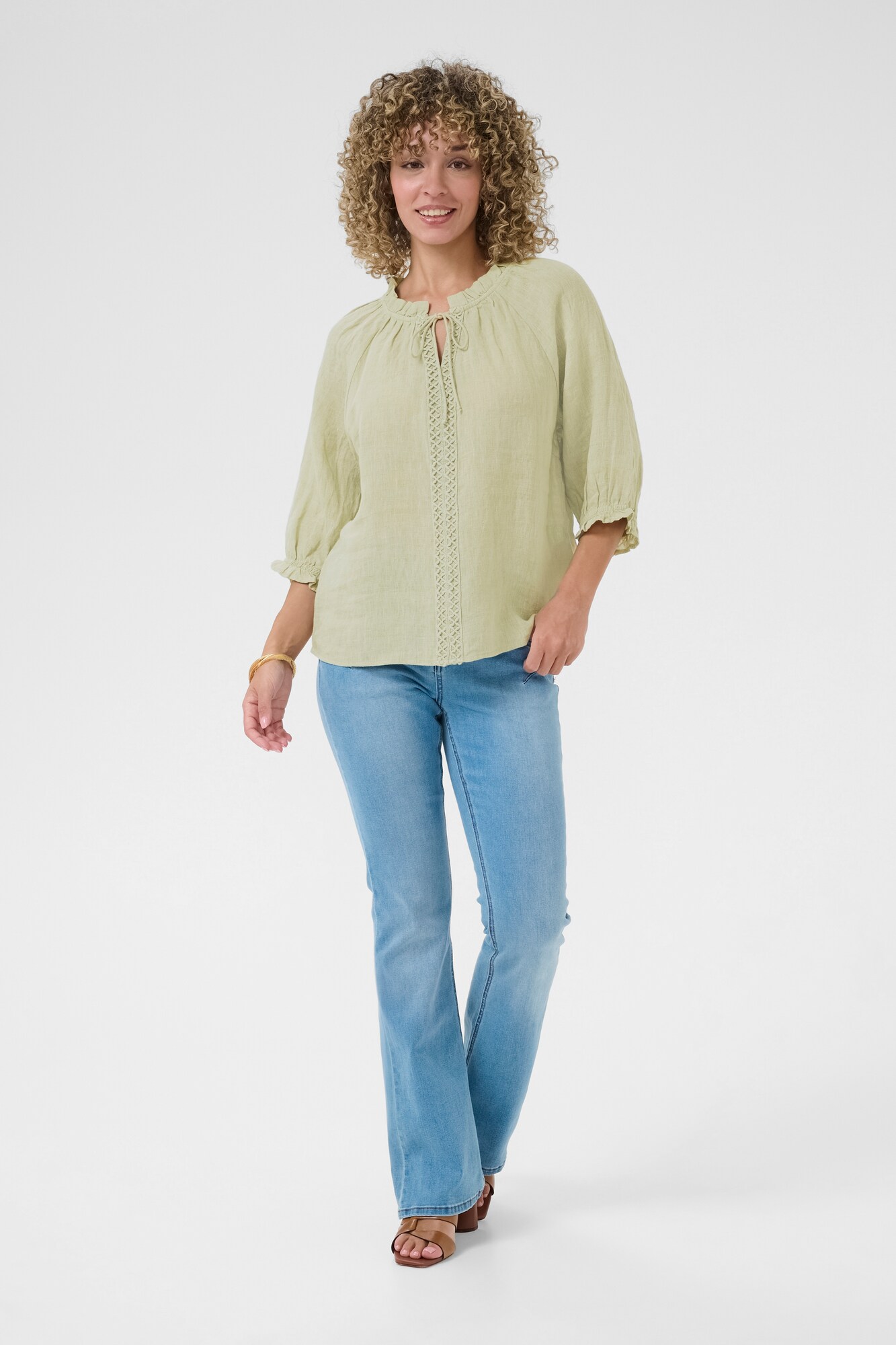 Thumbnail - Cream Bluse Bellis