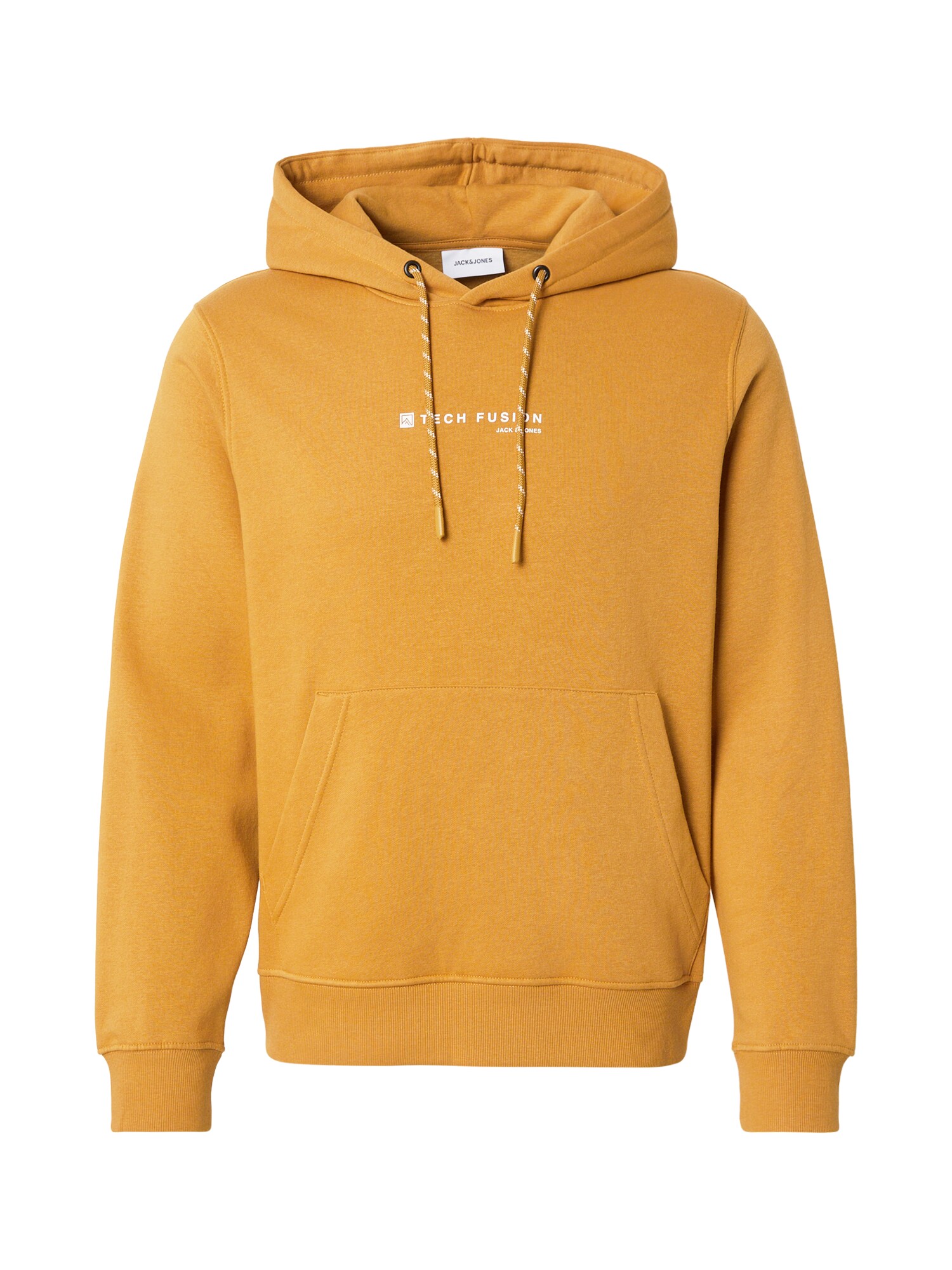 JACK & JONES Bluză de molton JJSKI  ocru / alb