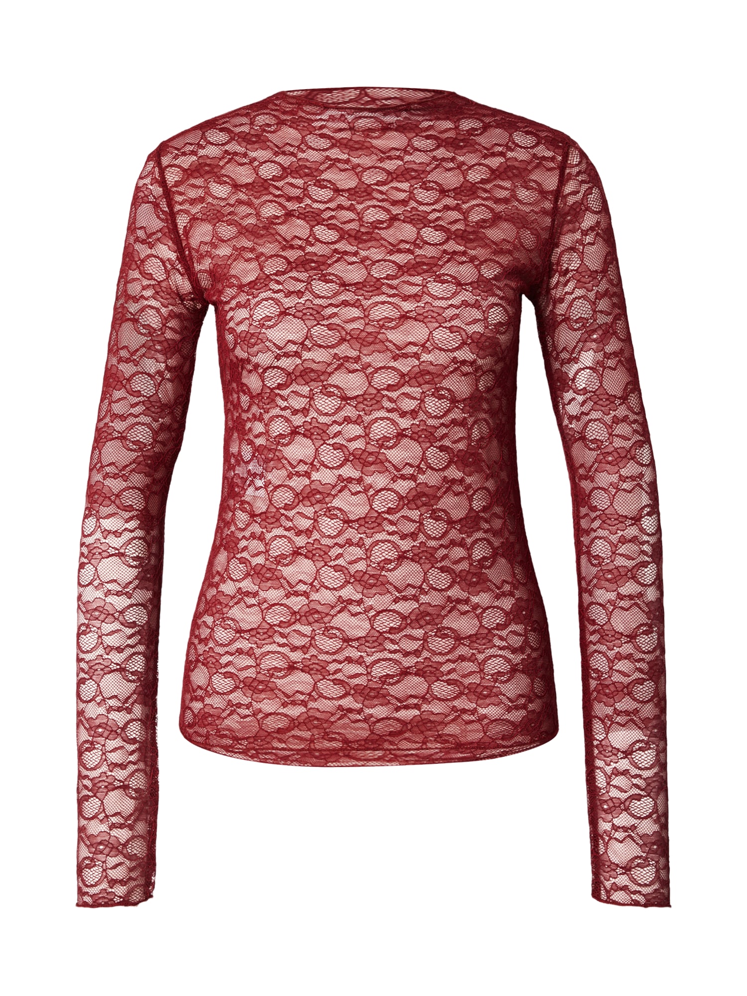 Hailys Tricou Xe44nia roșu bordeaux