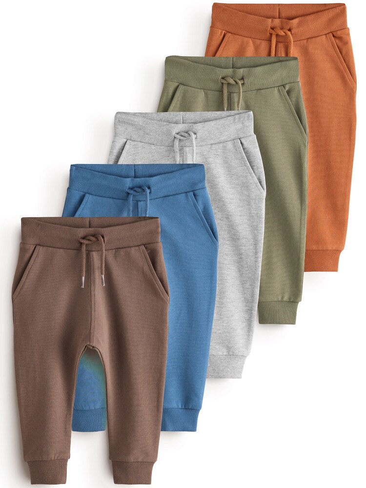 Next Hose Jungen Größe 122 royalblau / umbra / graumeliert / grün / orange