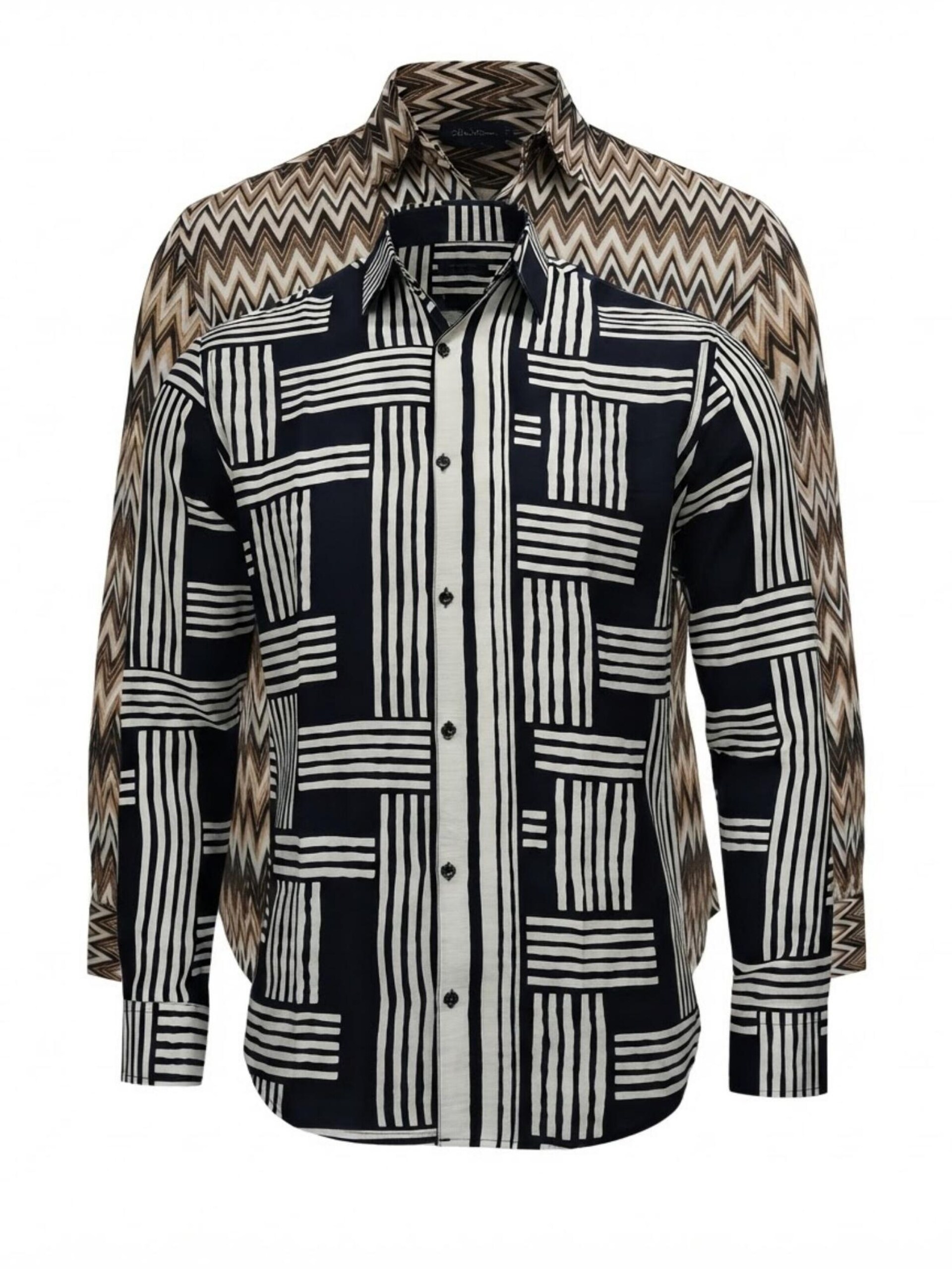 Radwa Skjorta 'Viscos floral pattern 2pc' herr