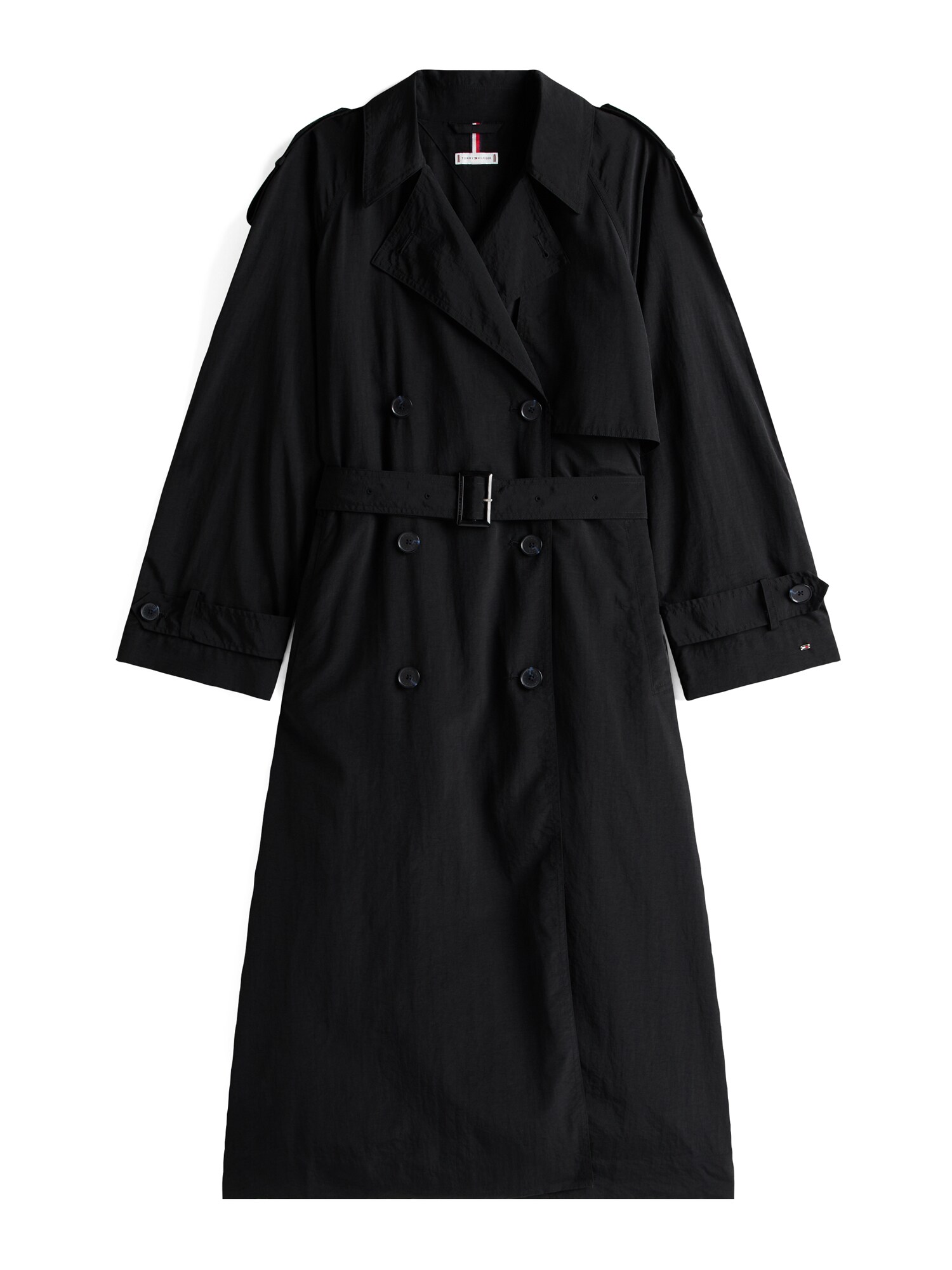 TOMMY HILFIGER Palton de primăvară-toamnă  negru