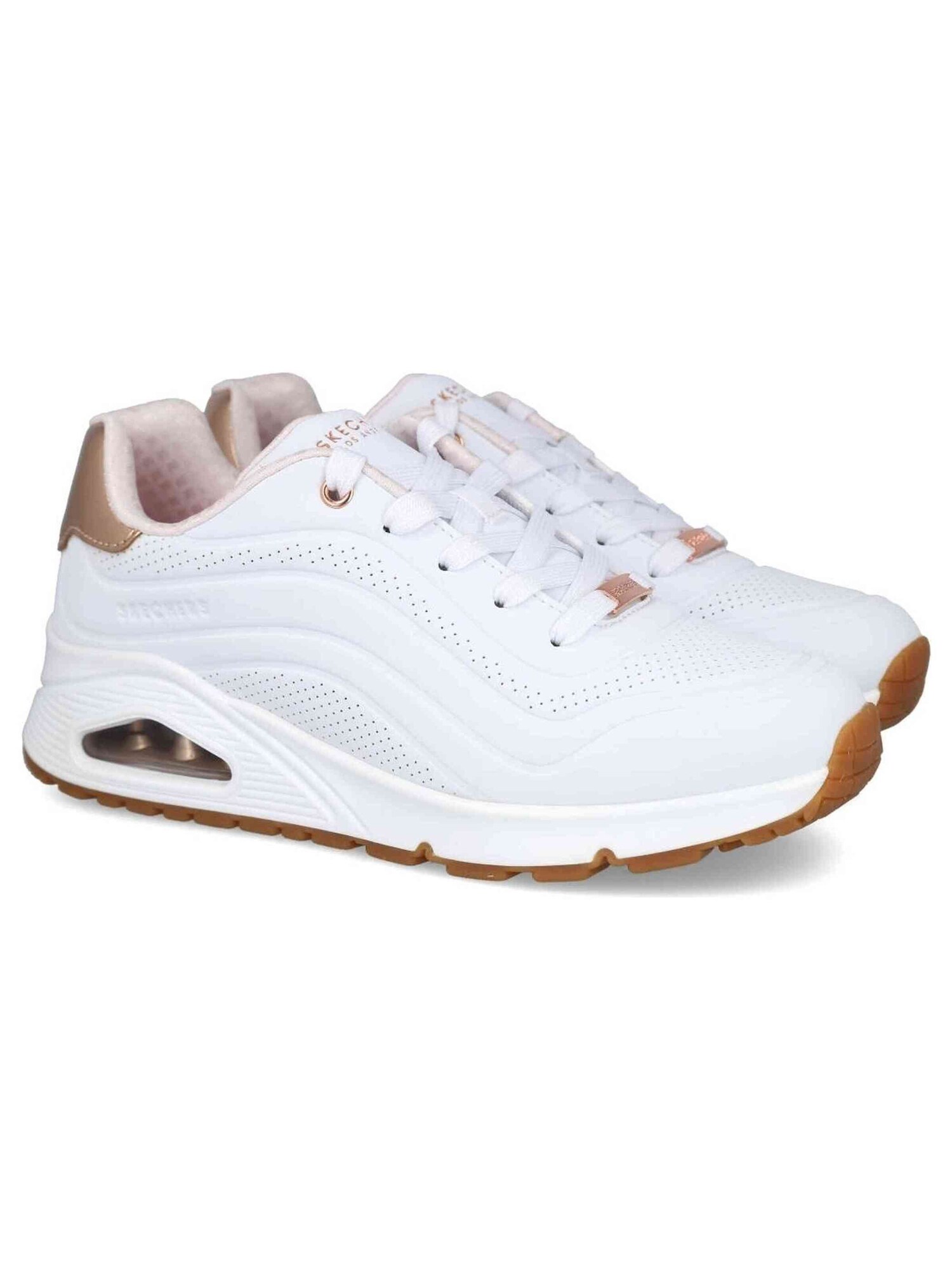 Skechers Uno Gen 1 Shimmer Wave Zapatillas de Mujer 070-209337 Blanco – imagen 3