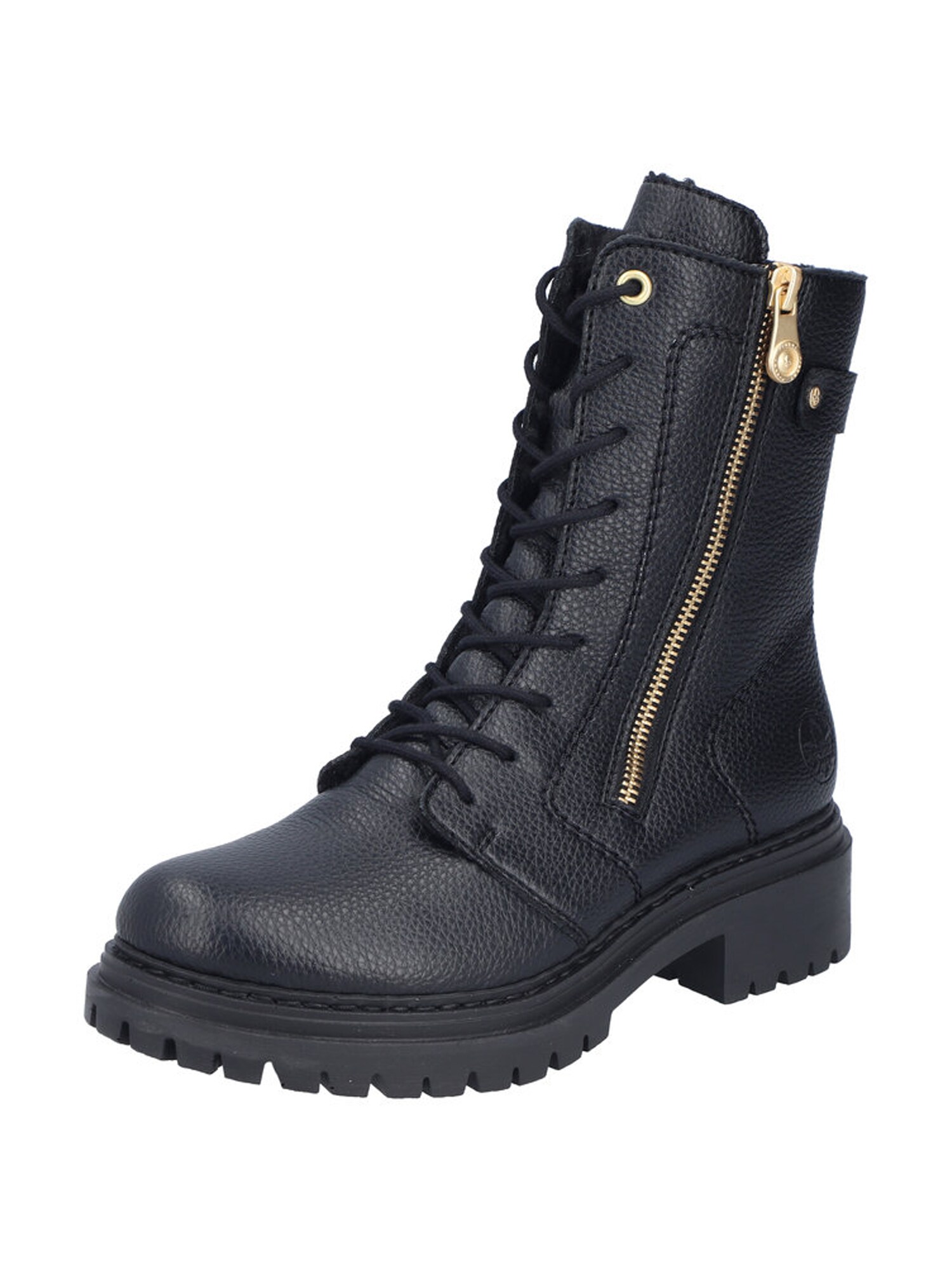 Rieker Ghete cu șireturi  negru