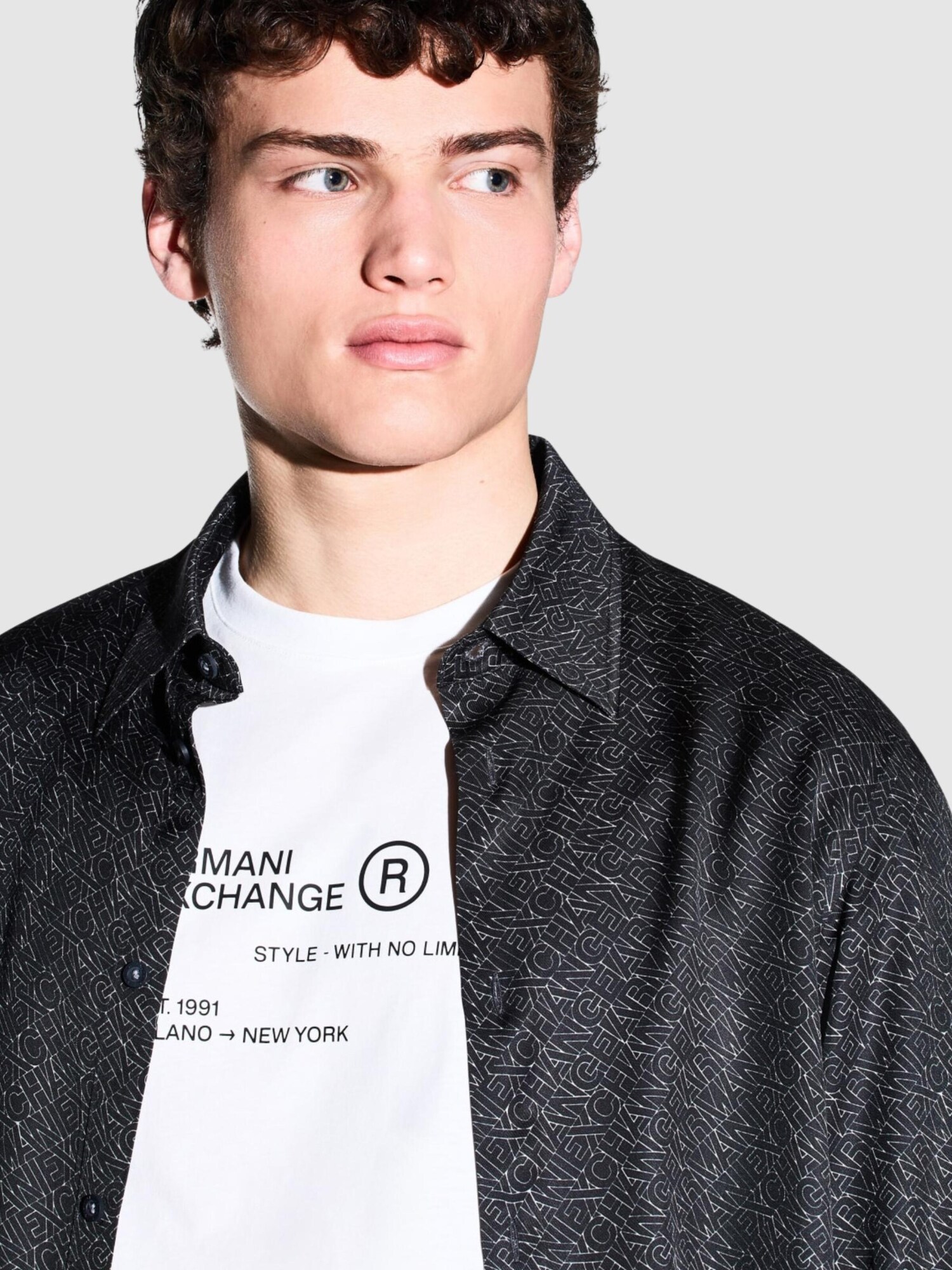ARMANI EXCHANGE Camisa 'XM002280' negro – imagen 3