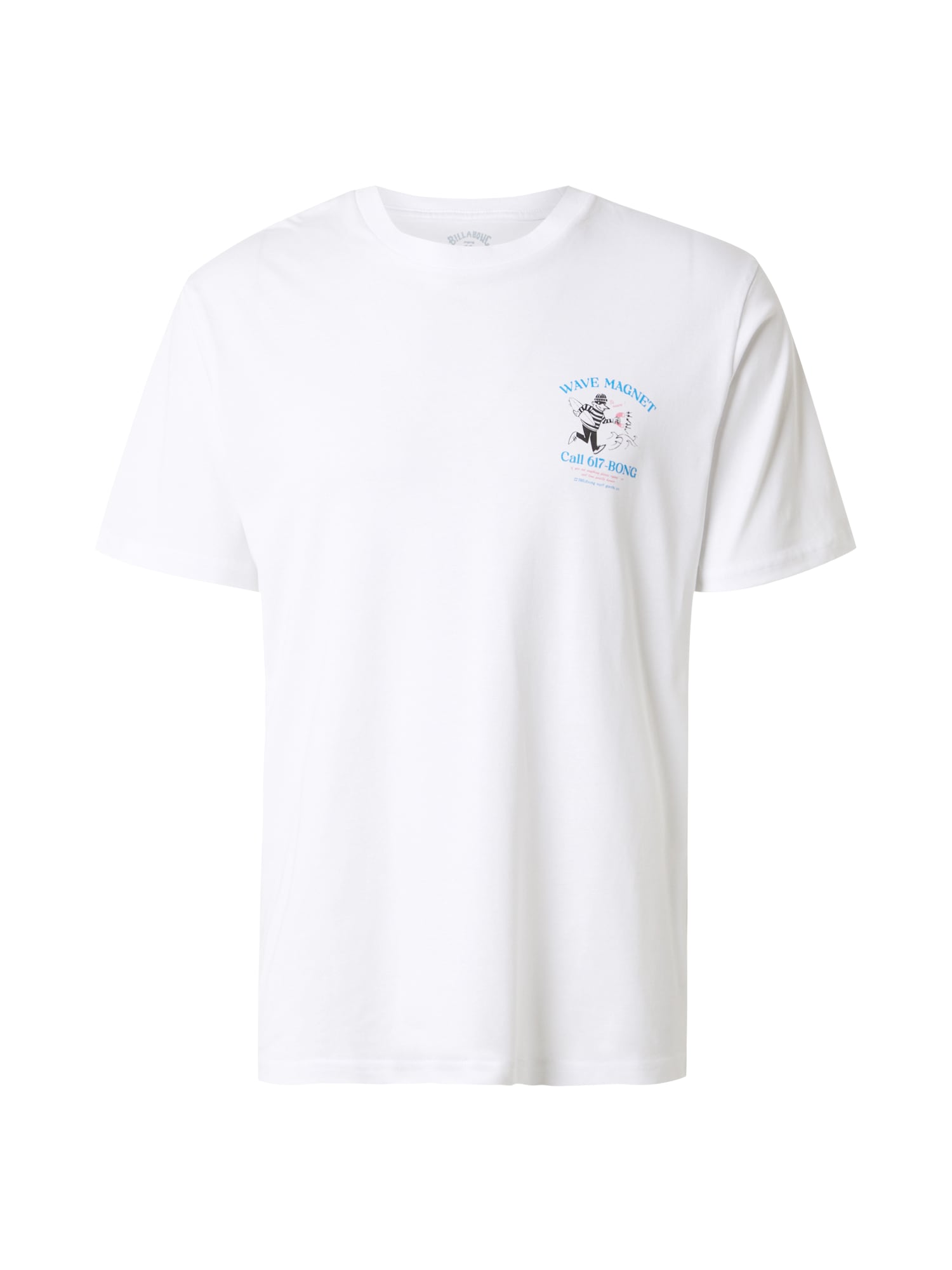 BILLABONG Tričko  azúrová / svetloružová / čierna / biela