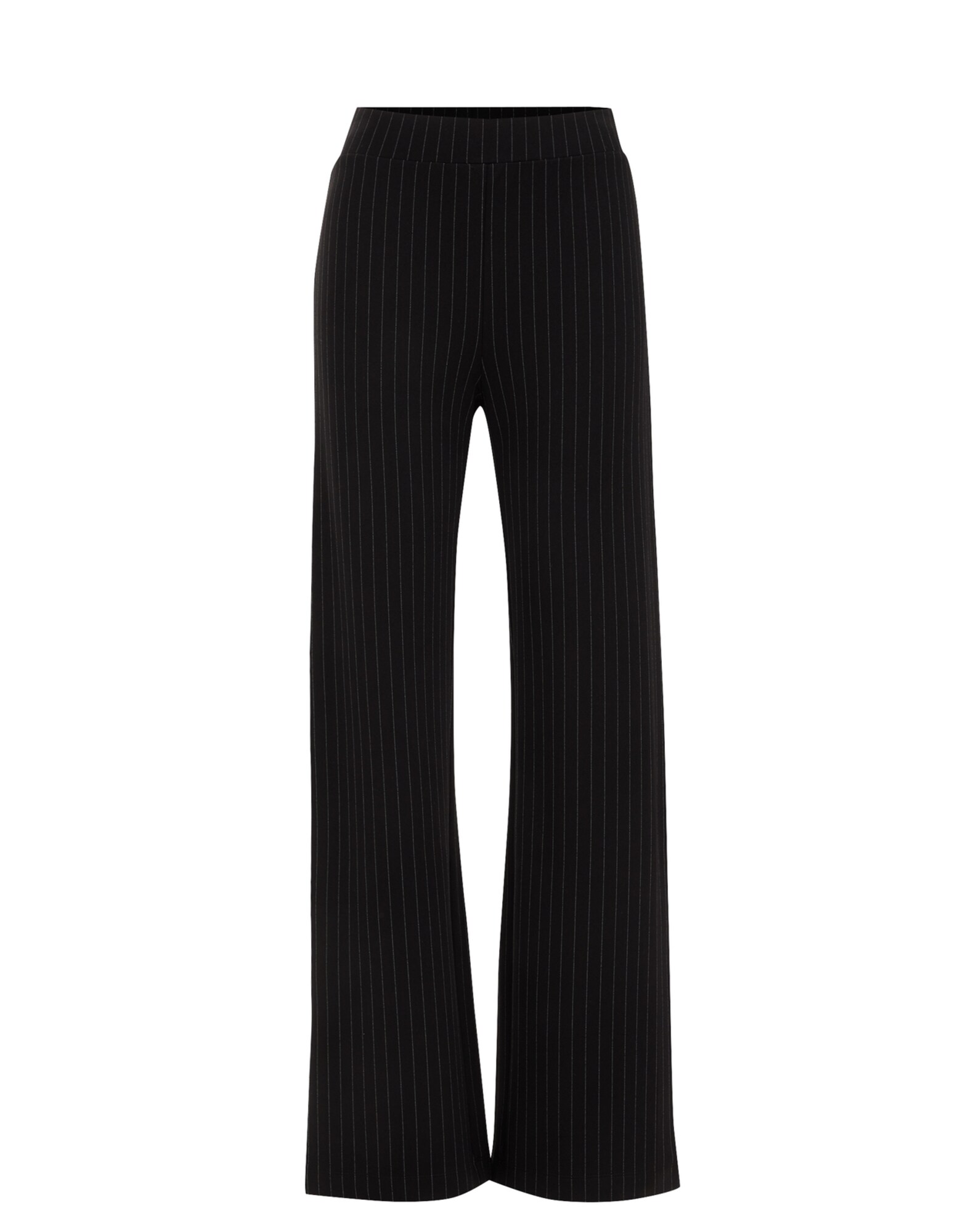 WE Fashion Pantaloni  gri argintiu / negru