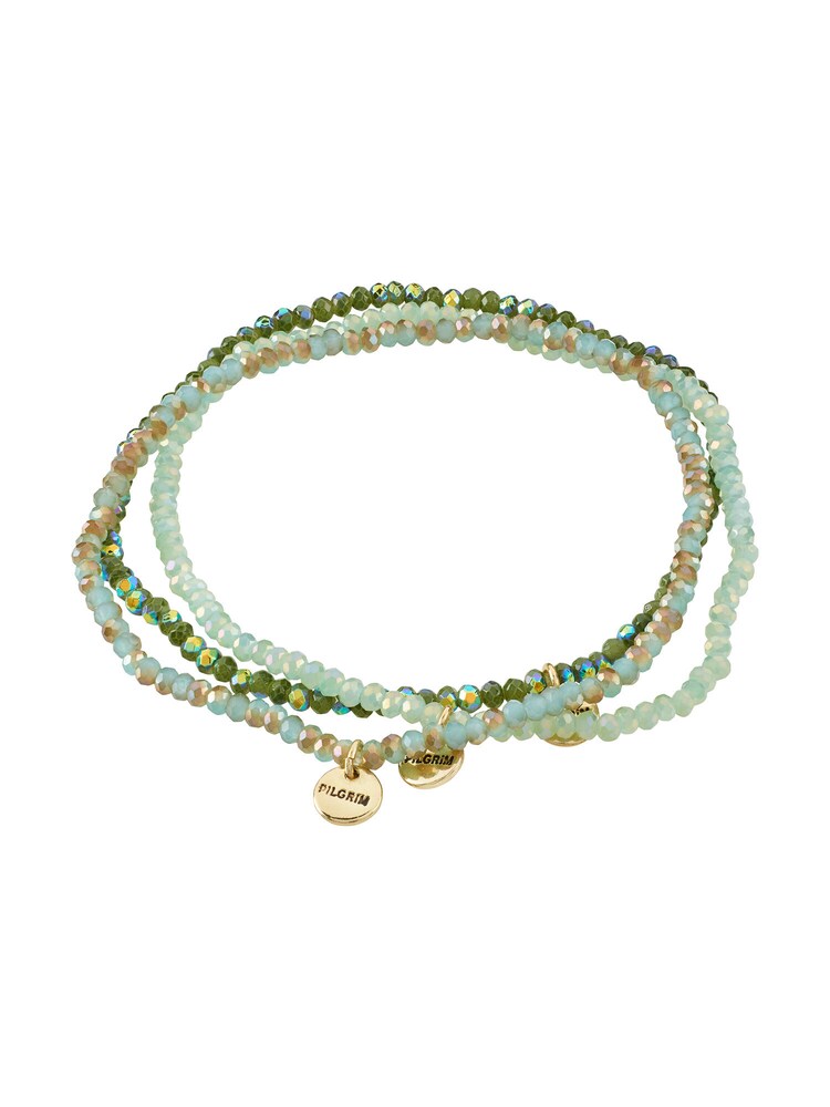 Pilgrim Armband 'Indigo' Damen Größe One Size türkis / gold / grün / mint