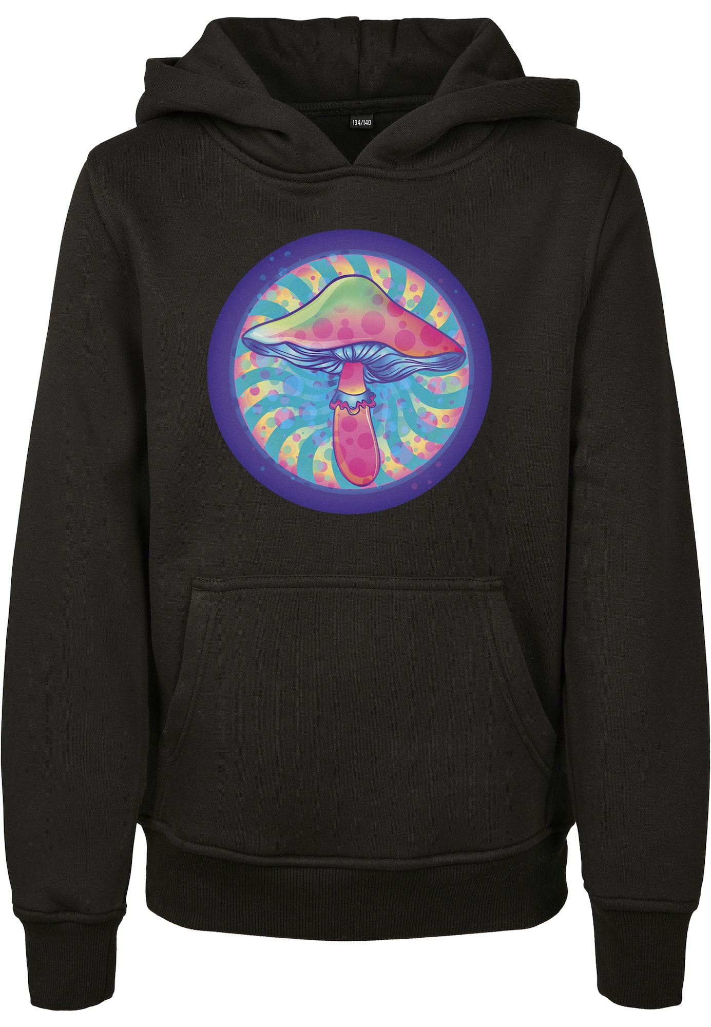 Mister Tee Kids Megztinis be užsegimo 'Mushroom' turkio spalva / geltona / purpurinė / rožinė / juoda