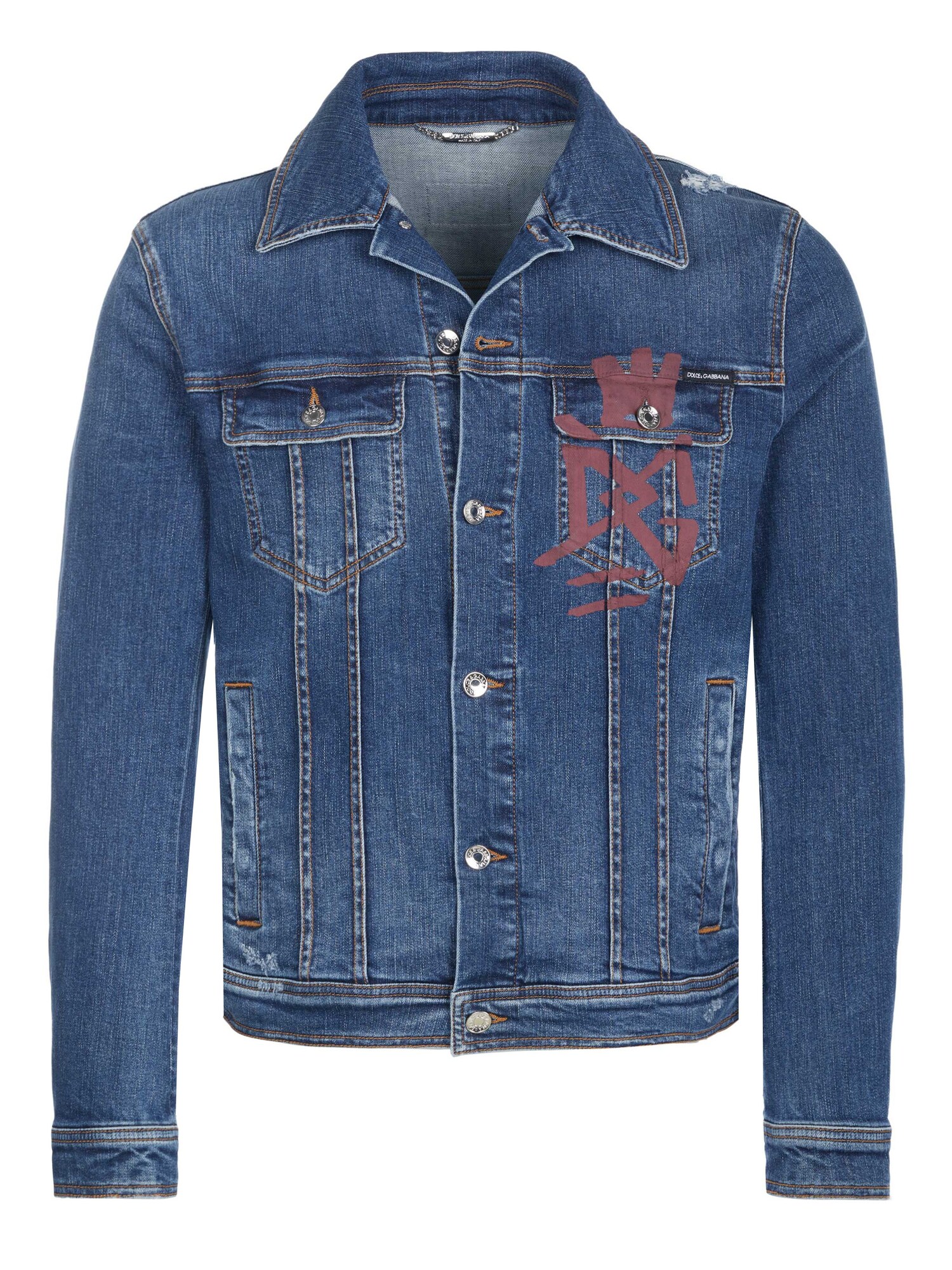 DOLCE & GABBANA Chaqueta de entretiempo 'Dolce & Gabbana Jacke'  azul oscuro