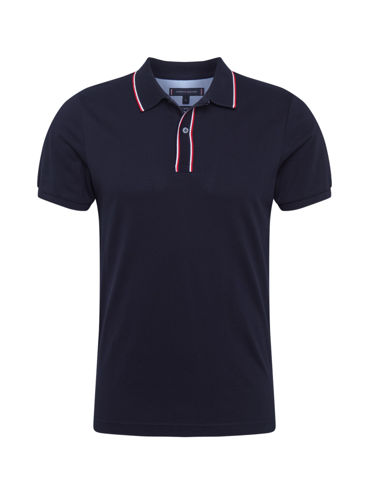 TOMMY HILFIGER Marškinėliai  tamsiai mėlyna / balta / raudona