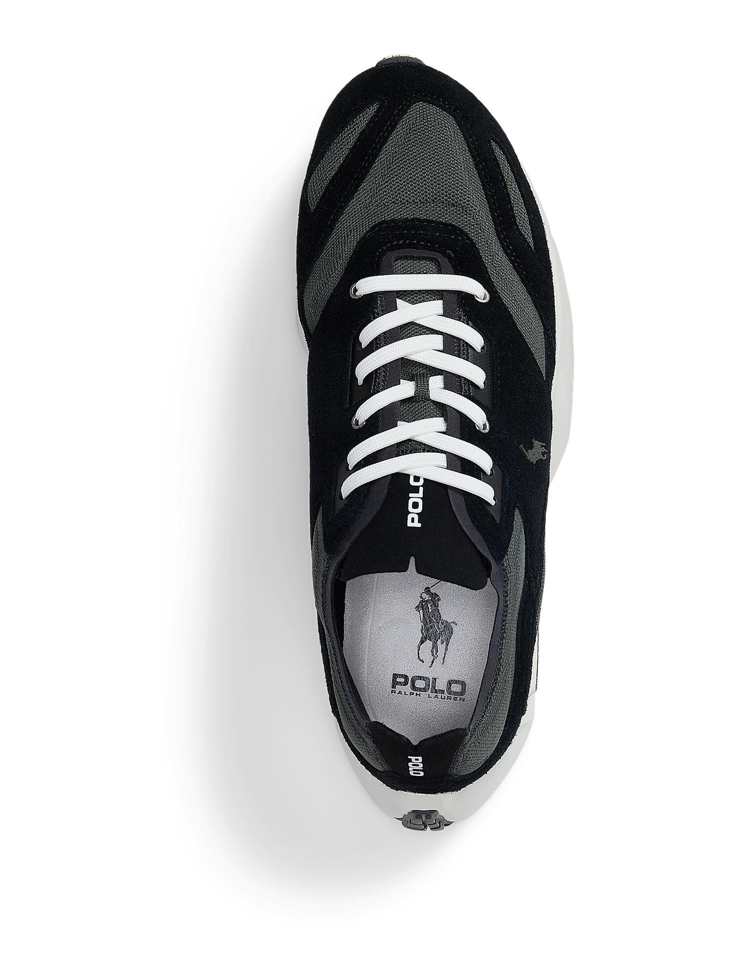Polo Ralph Lauren Zapatillas deportivas bajas 'BOERUM'  gris / negro – imagen 3
