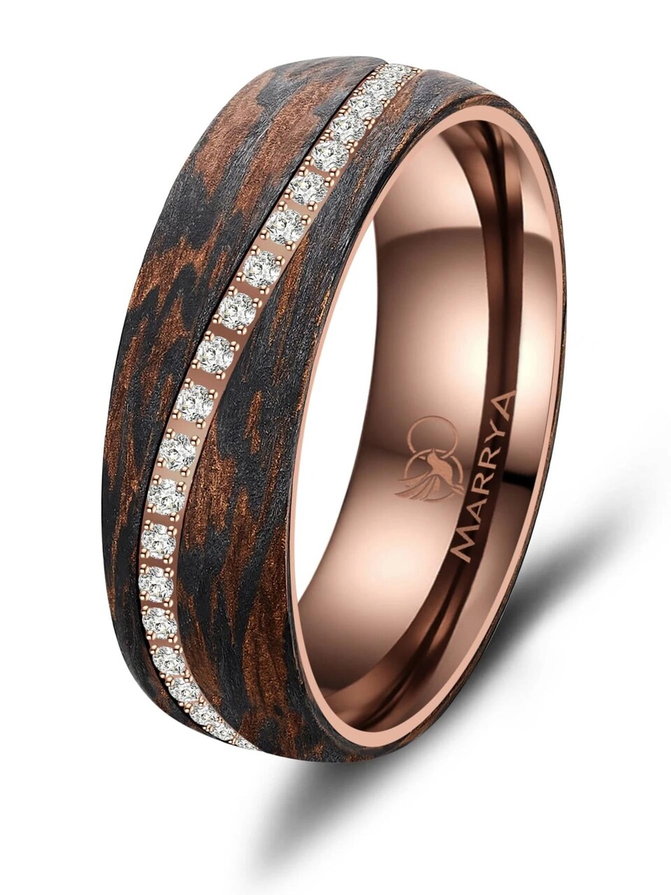 Ring 'MARRYA Ehering CB-05 Carbon-Bronze'