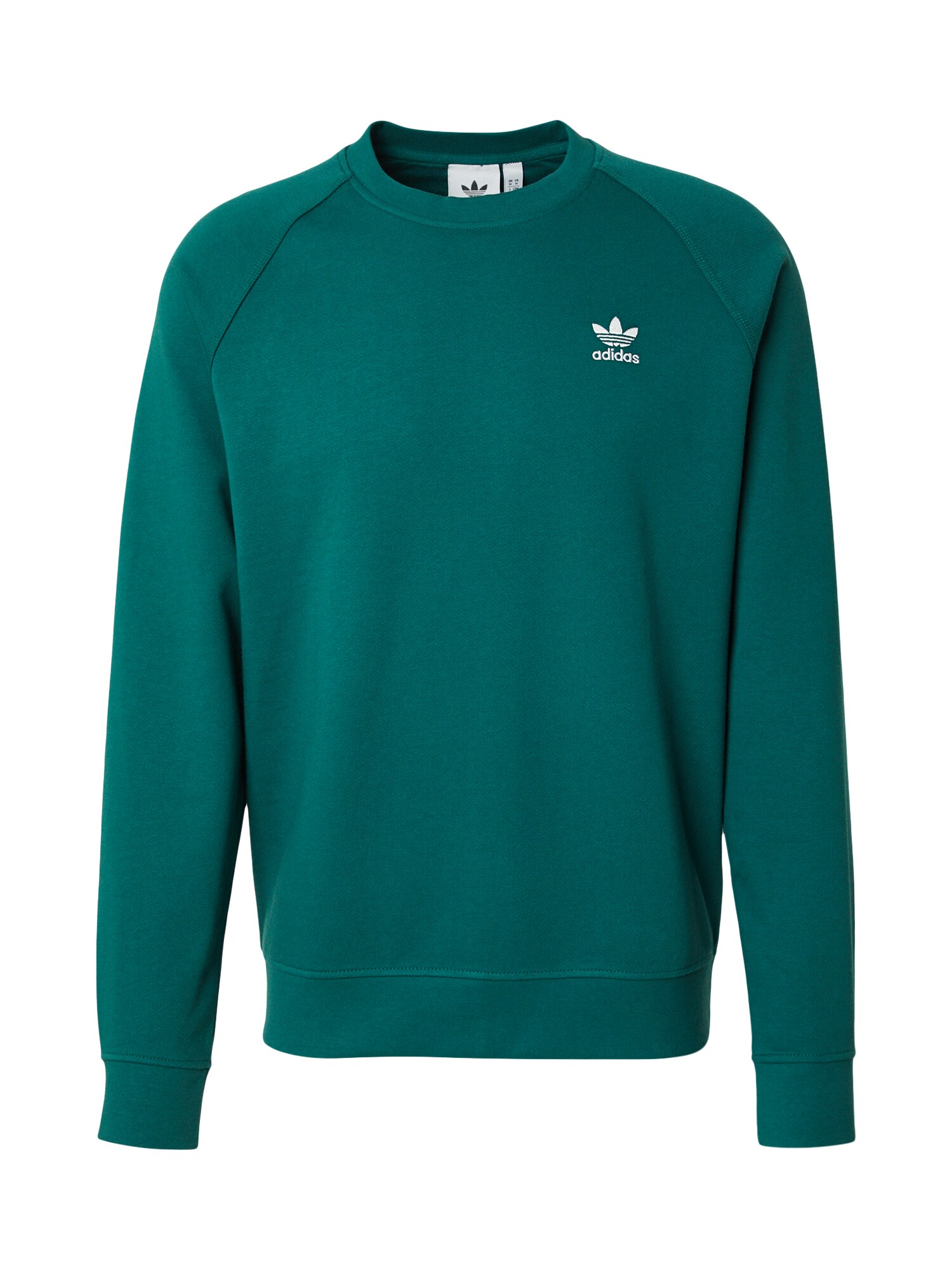 ADIDAS ORIGINALS Bluză de molton 'Trefoil Essentials'  verde pin
