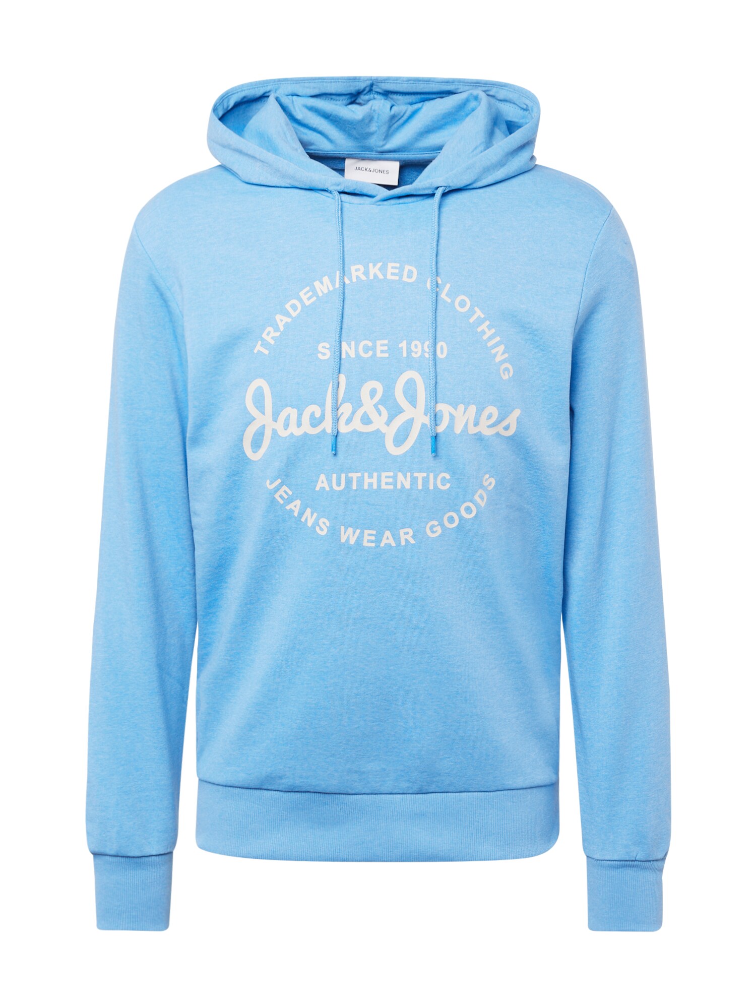 JACK & JONES Mikina 'JJFOREST'  svetlomodrá / biela