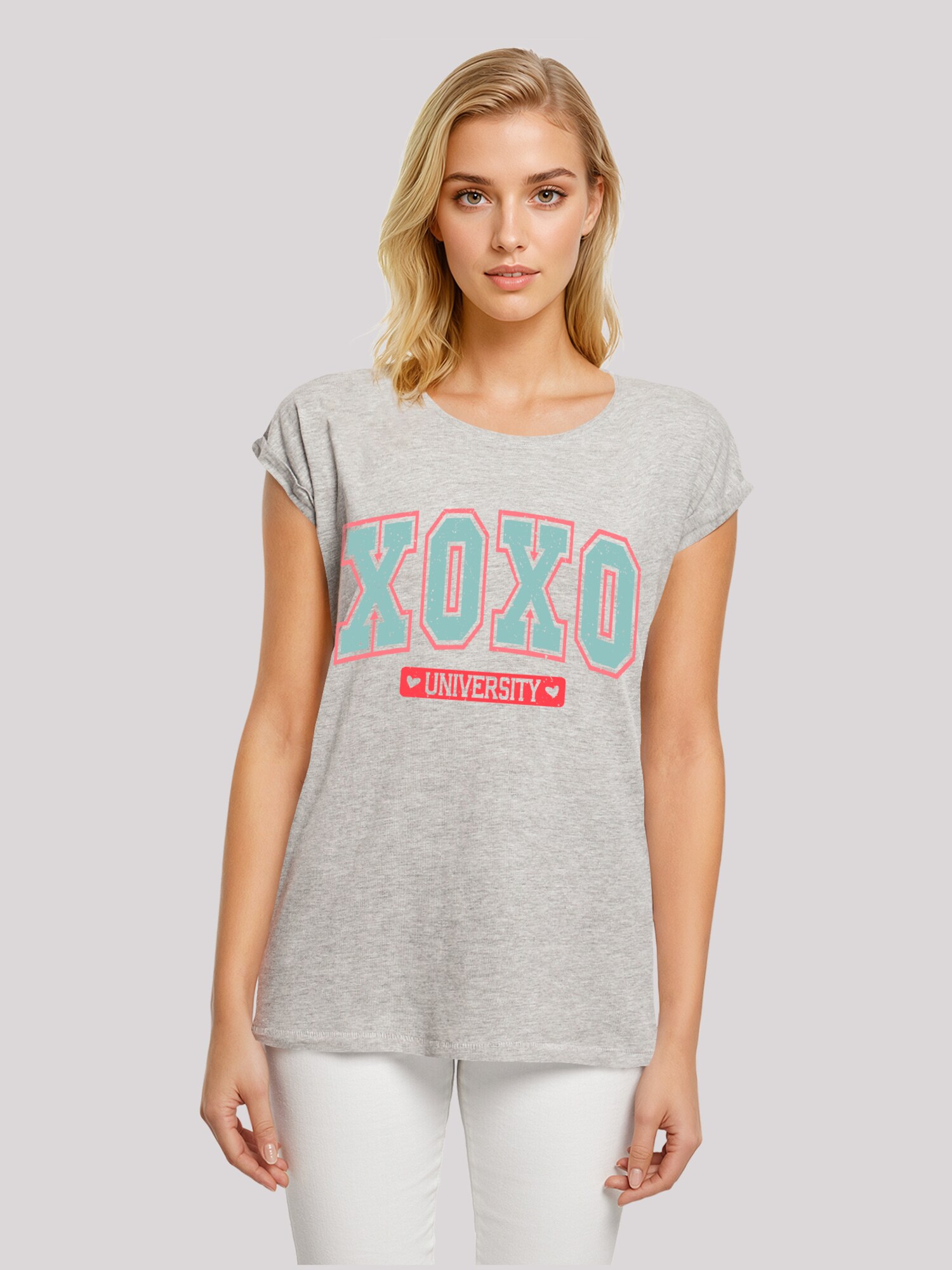 Thumbnail - F4NT4STIC T-Shirt XOXO University Valentinstag