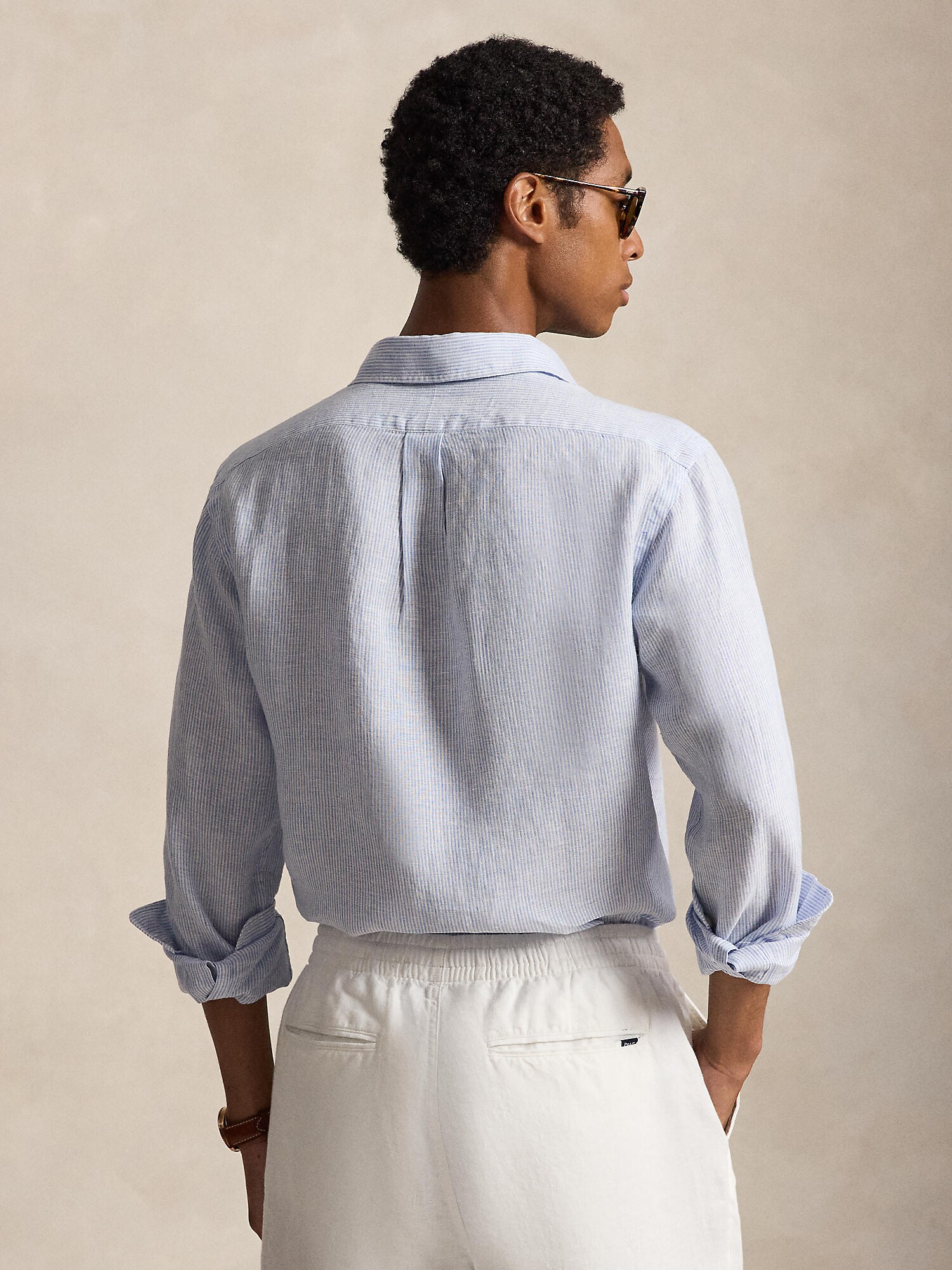 Polo Ralph Lauren Camisa azul real / blanco – imagen 8