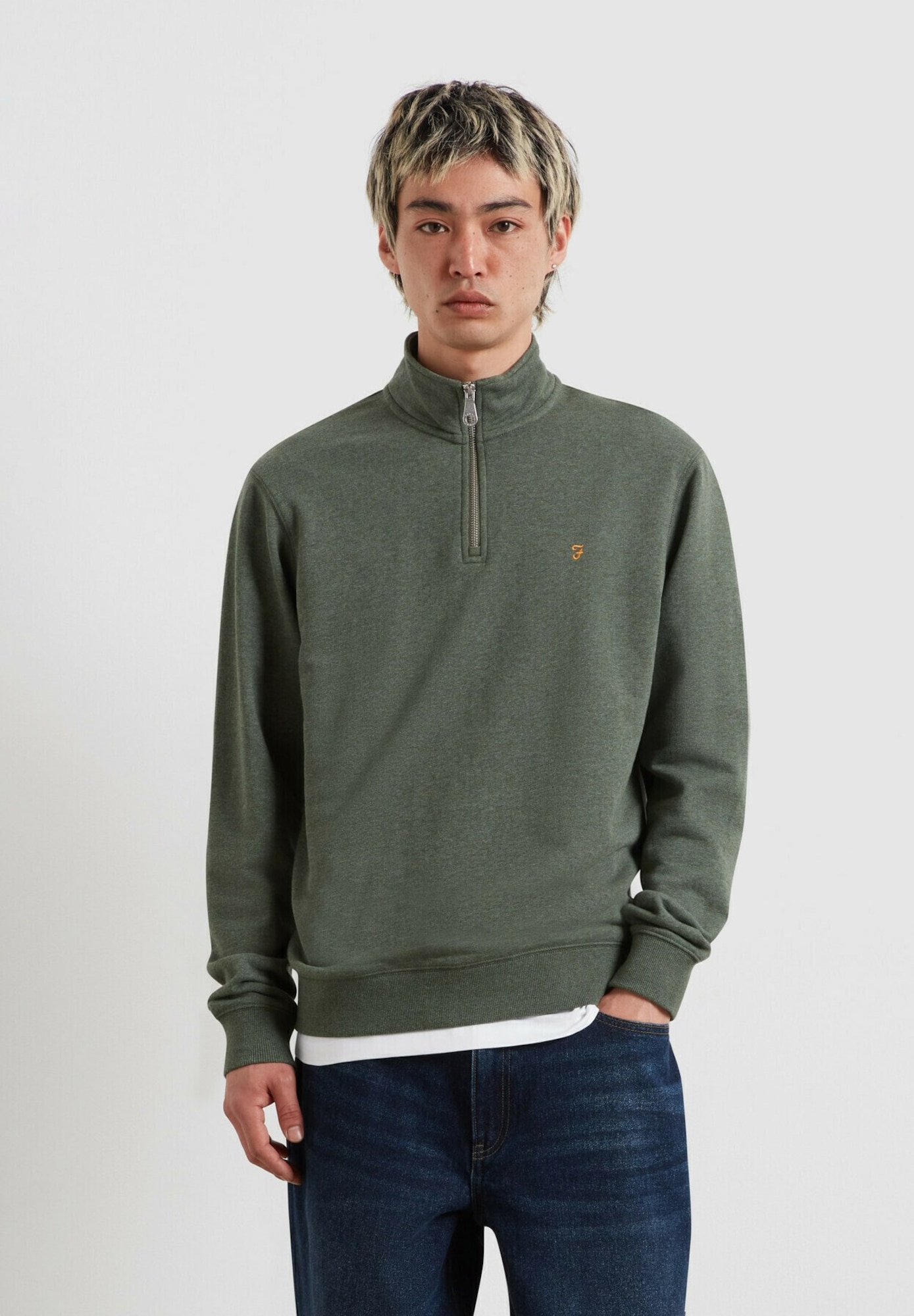 FARAH Sudadera 'ARNOLD' verde oscuro