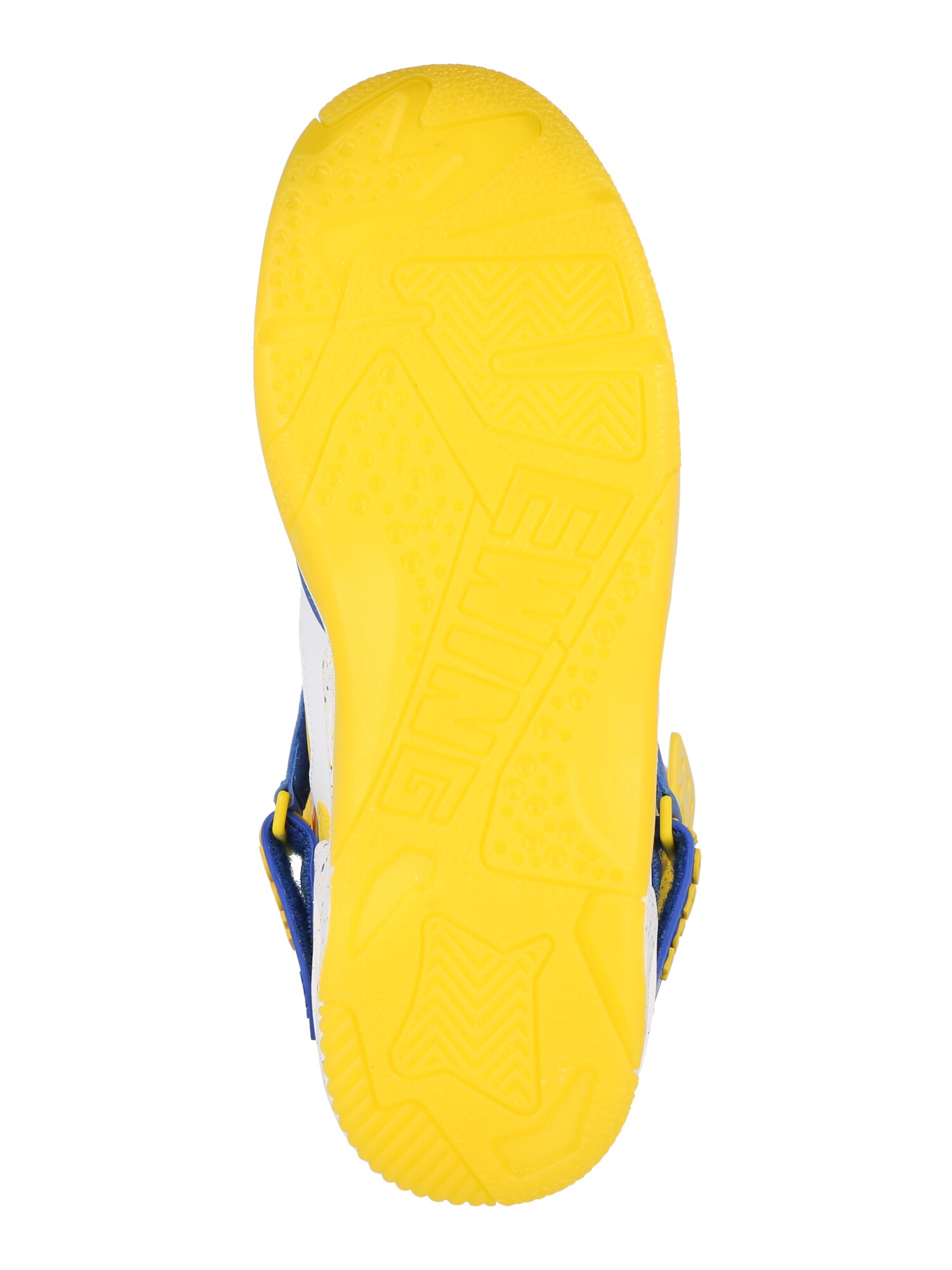 Patrick Ewing Zapatillas deportivas altas 'Dirty Bastard'  azul real / amarillo / blanco – imagen 3