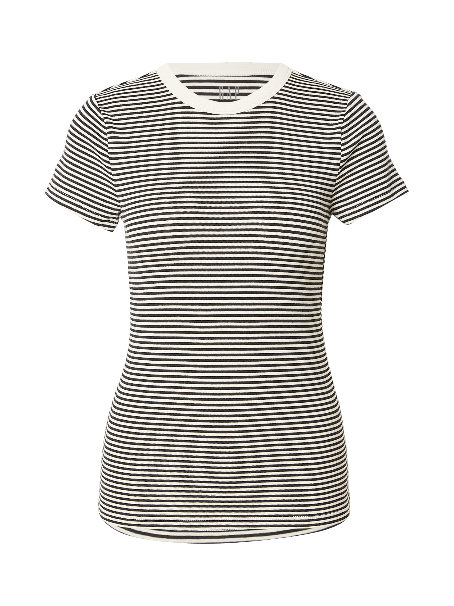 GAP Tricou negru / alb