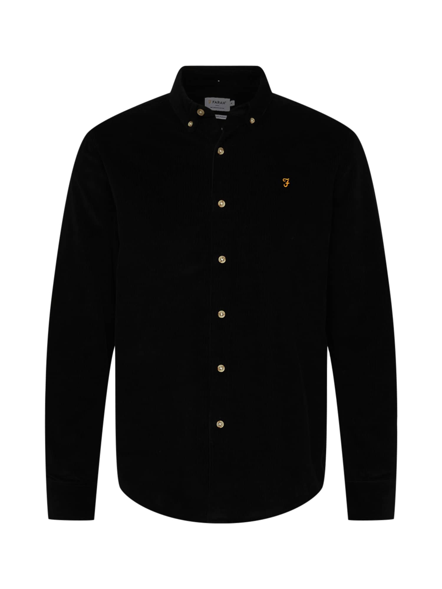 FARAH Marškiniai 'BOWERY' geltona / juoda