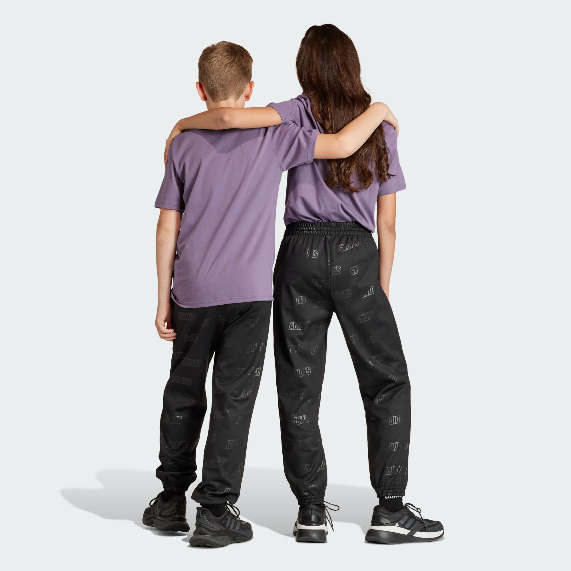 ADIDAS SPORTSWEAR Športové nohavice 'Brand Love Debossed' žltá / čierna (obrázok 3)