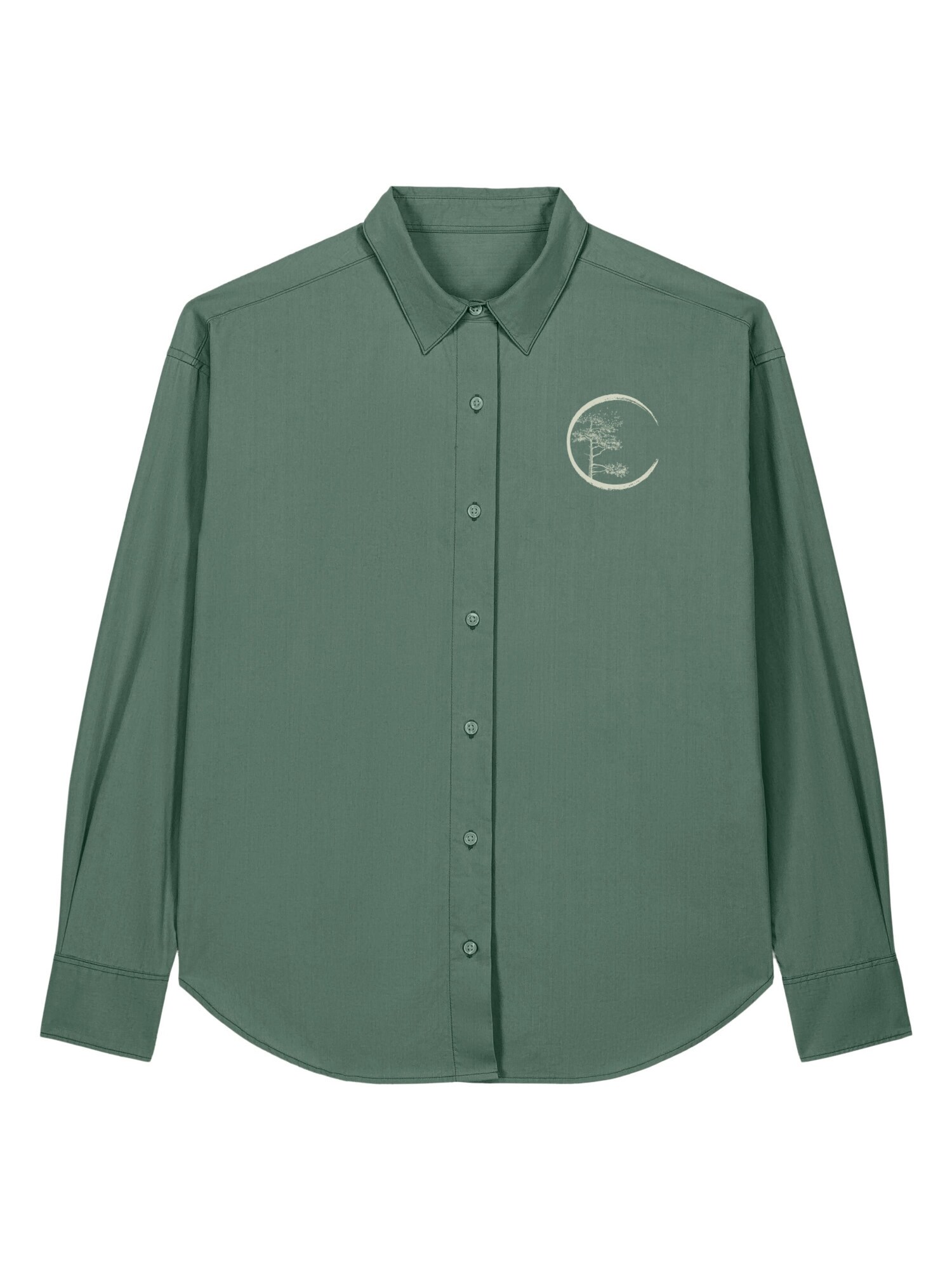 Life-Tree Camicia 'Circle' turchese