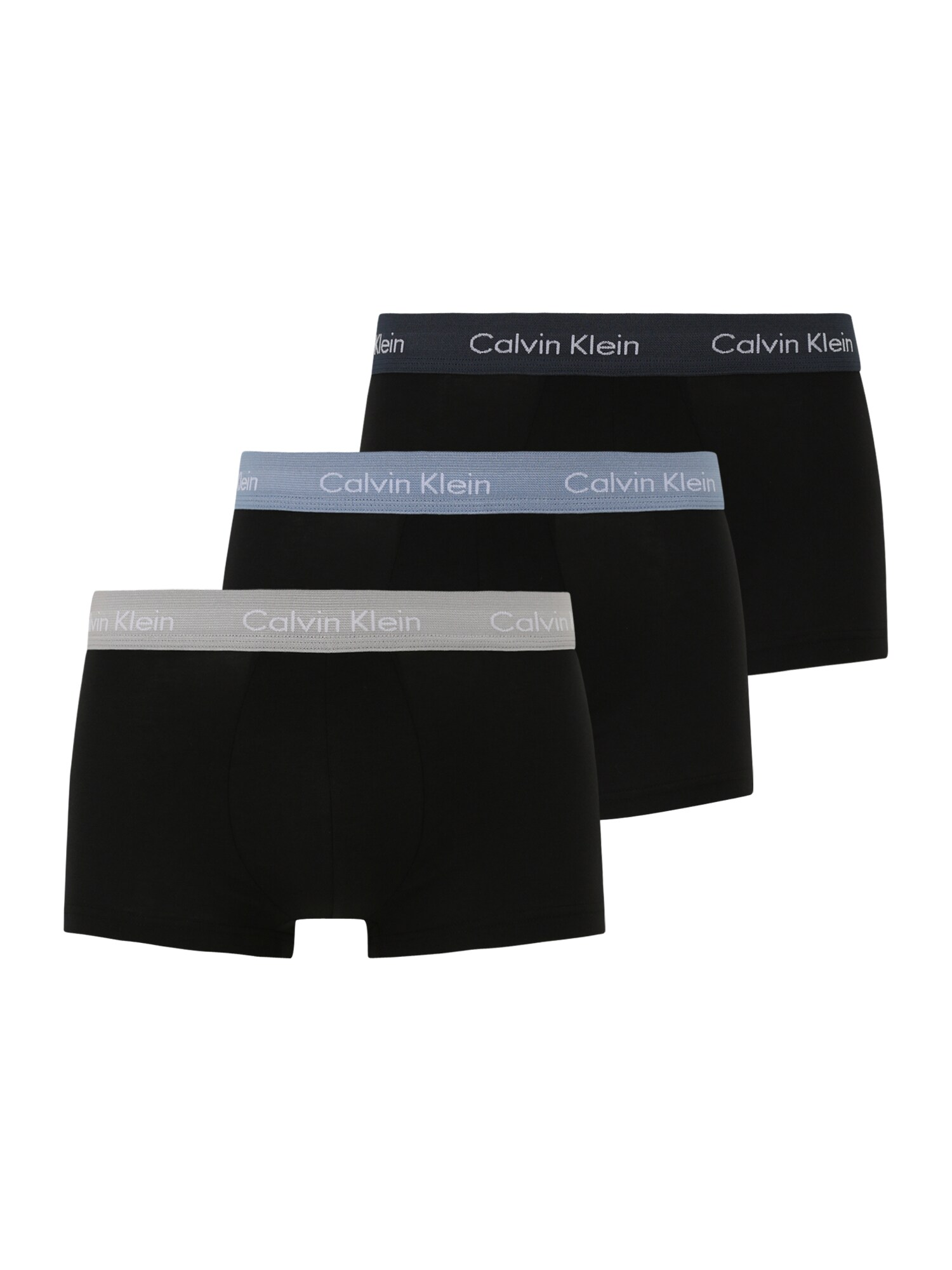 Calvin Klein Underwear Boxerky  svetlomodrá / sivá / čierna