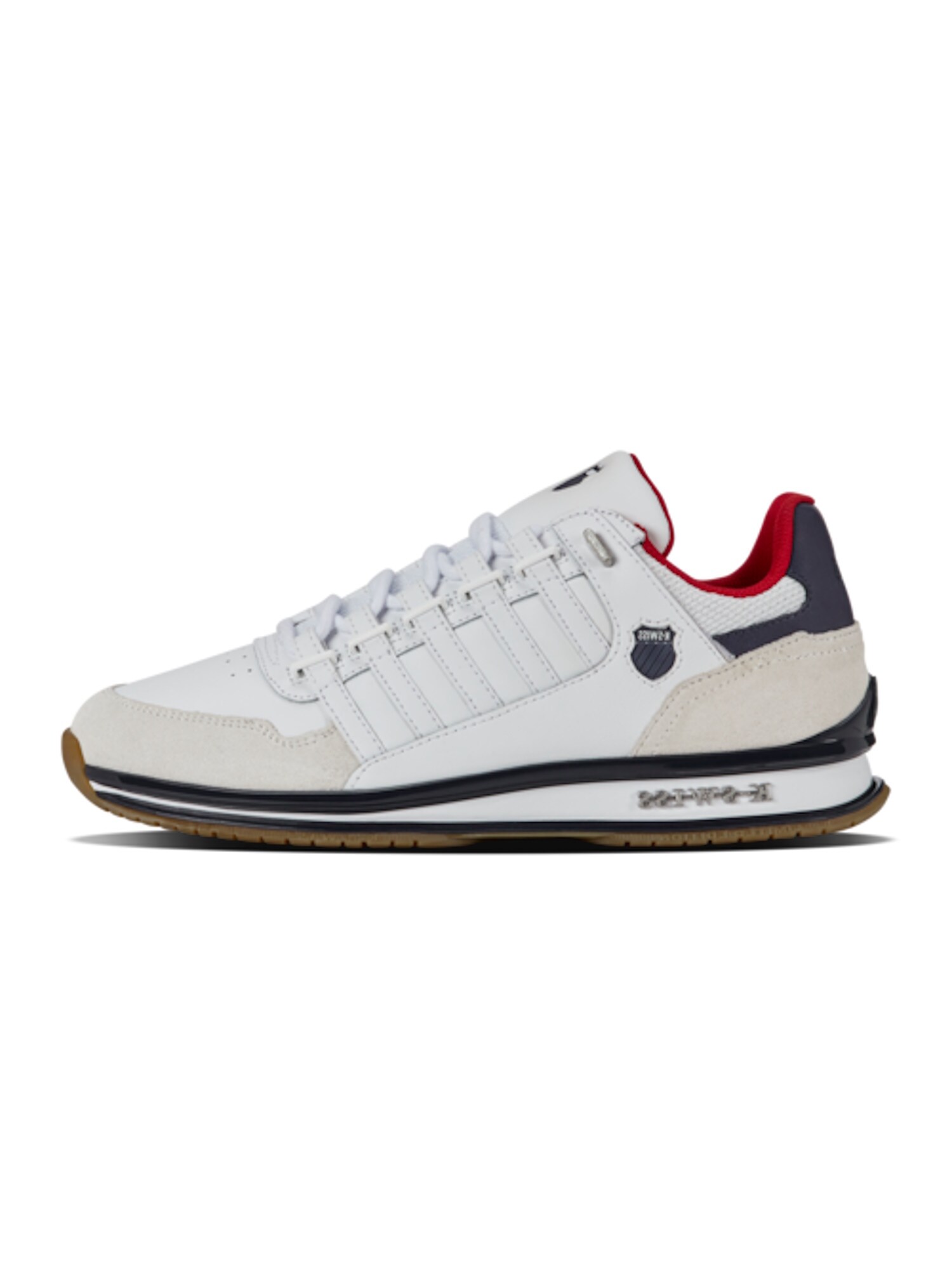 K-SWISS Nízke tenisky 'Rinzler'  tmelová / námornícka modrá / čerešňová / biela